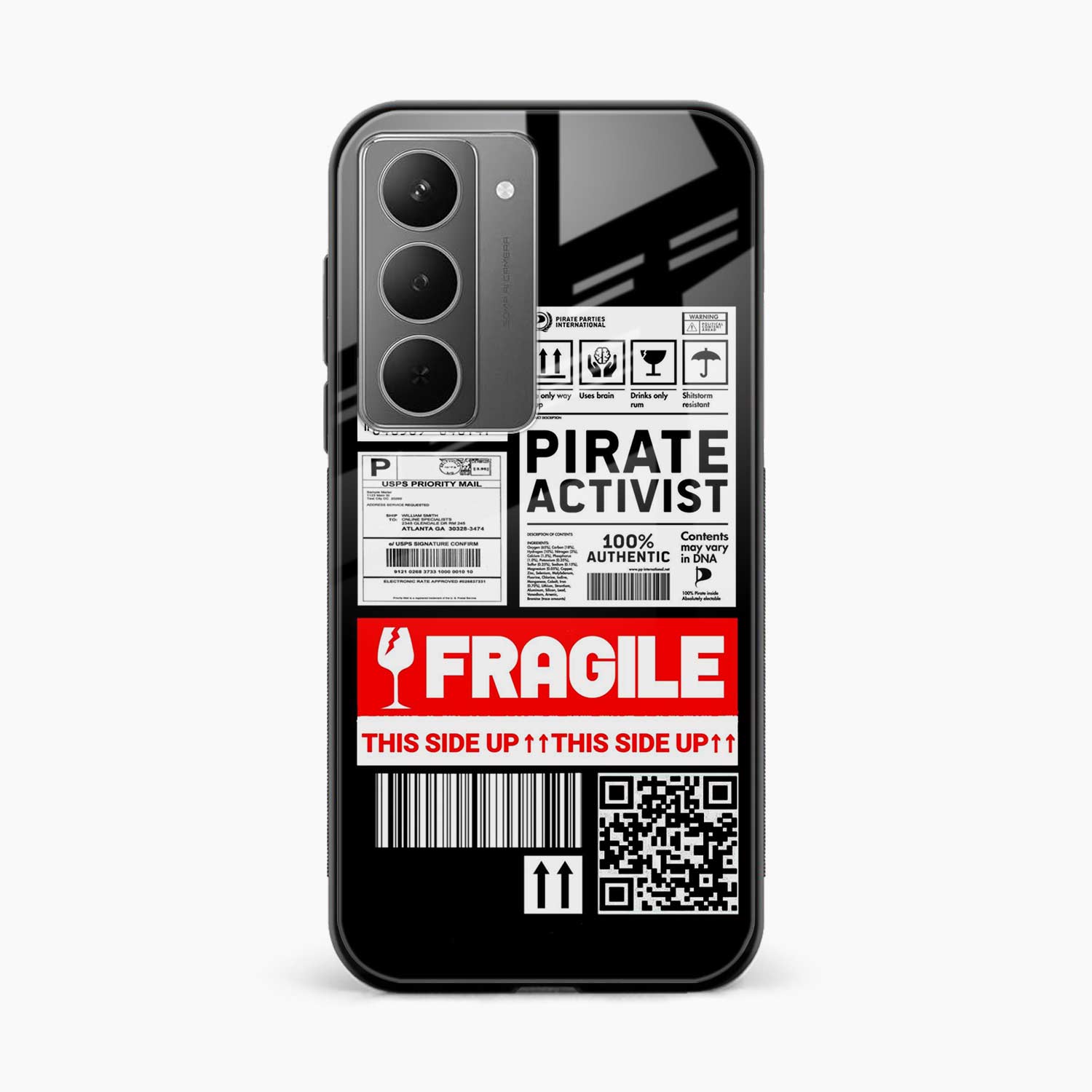 Fragile Realme P3x 5G Back Cover