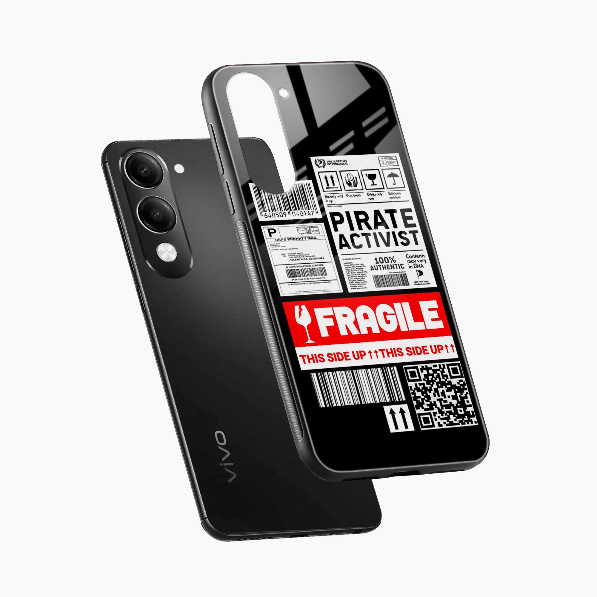 Fragile Vivo Y19s 5G Back Cover
