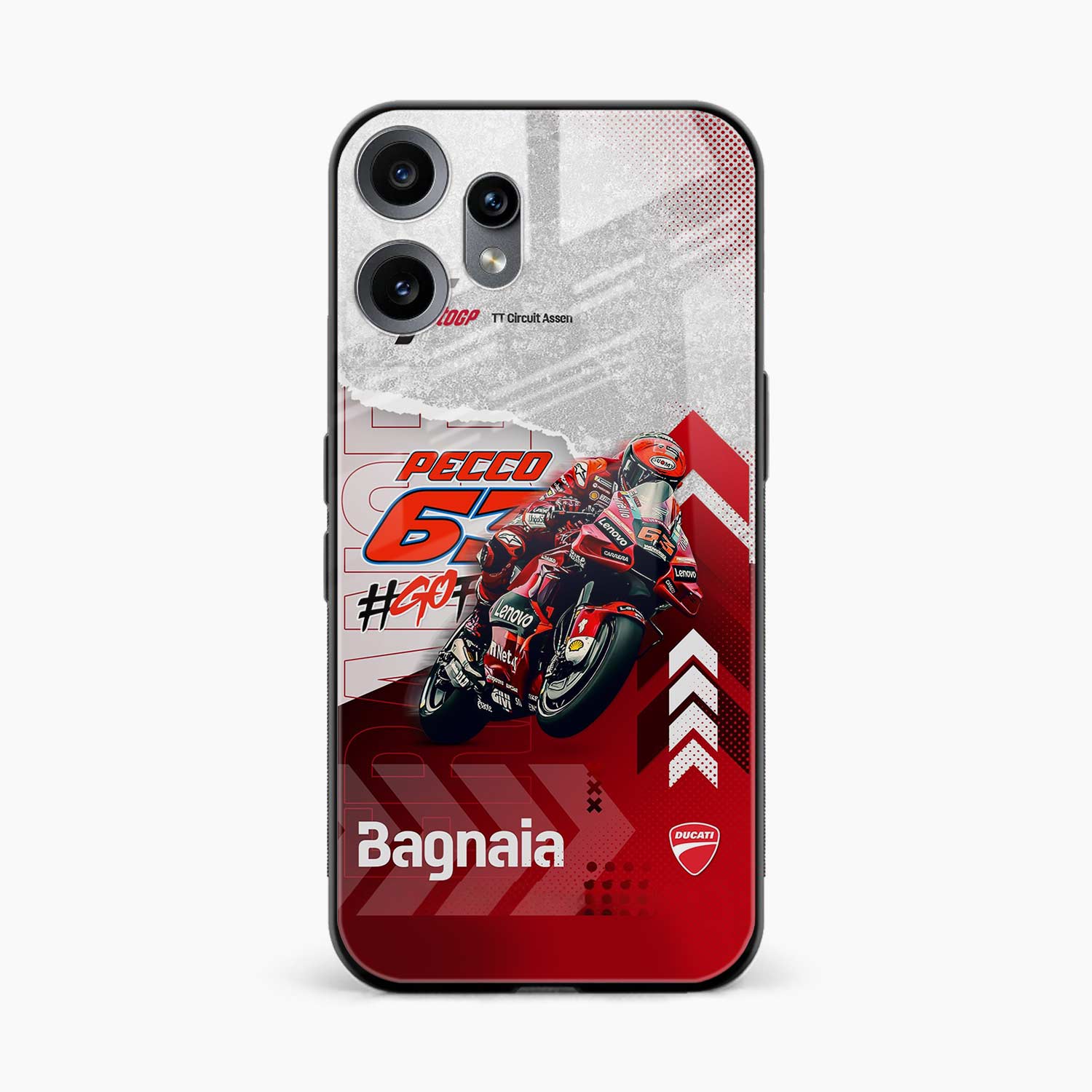 Francesco Bagnaia Nothing Phone 2 Pro 5G Back Cover