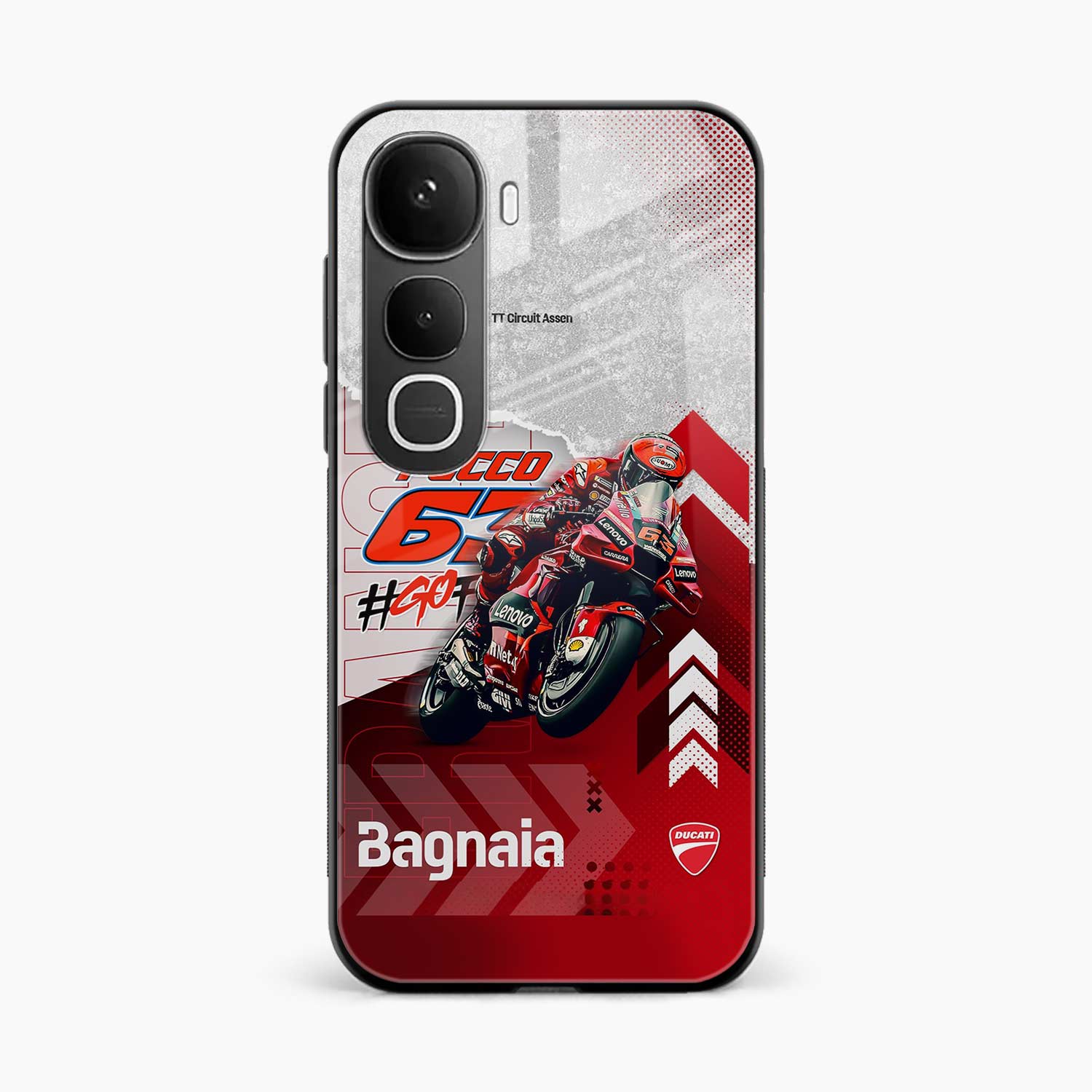 Francesco Bagnaia Vivo Y400 5G Back Cover