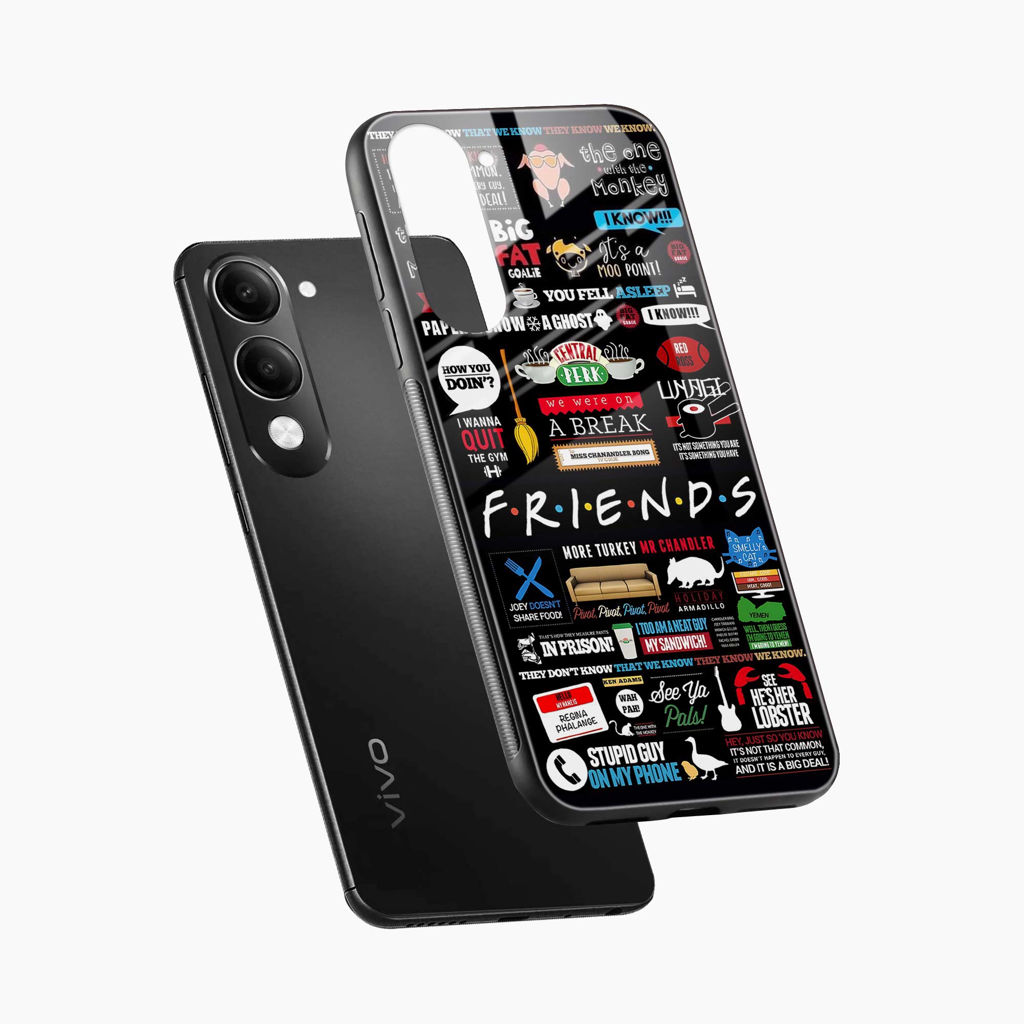 Friends Vivo Y19s 5G Back Cover
