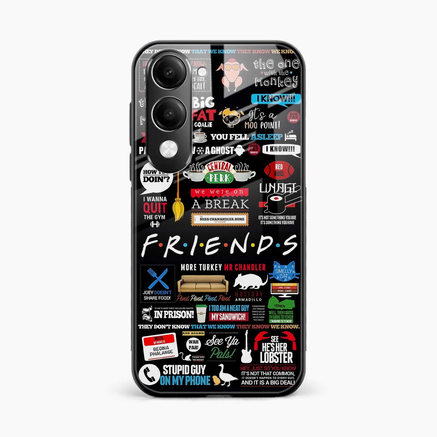 Friends Vivo Y19s 5G Back Cover