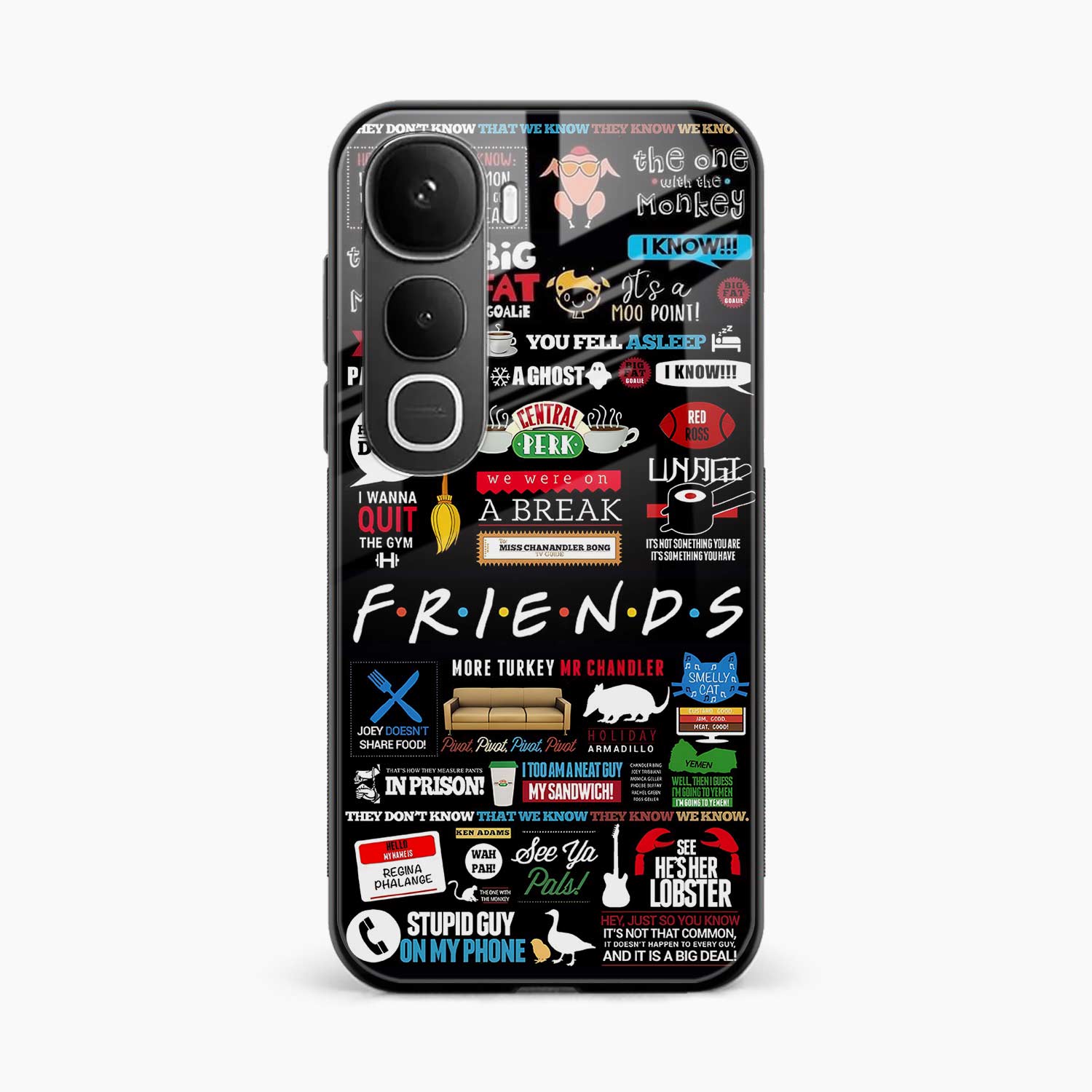Friends Vivo Y400 5G Back Cover