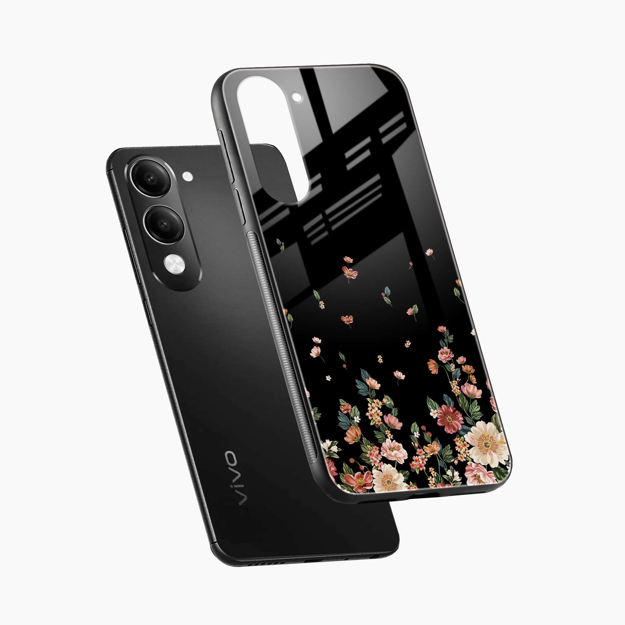 Graceful Floral Vivo Y19s 5G Back Cover