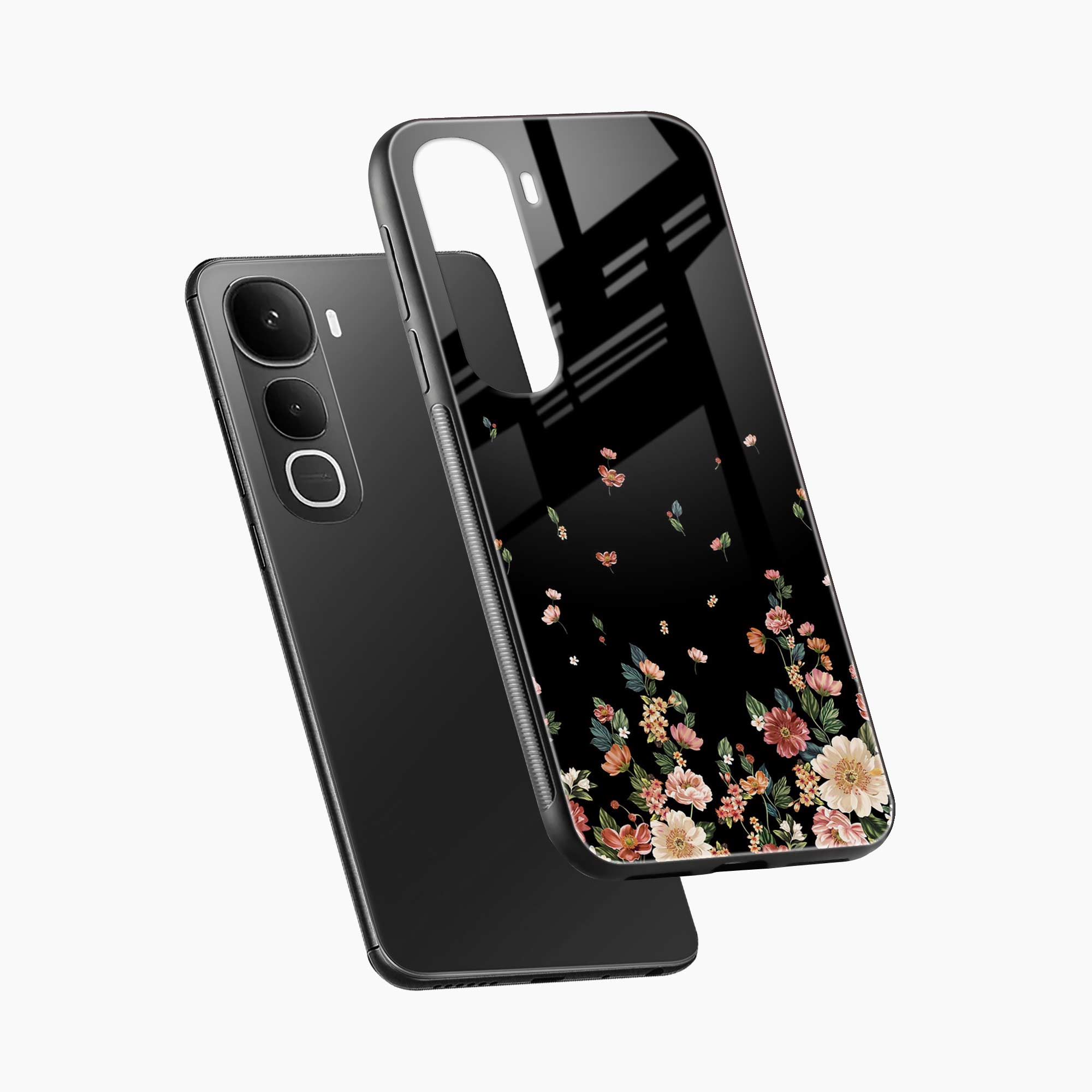 Graceful Floral Vivo Y400 5G Back Cover