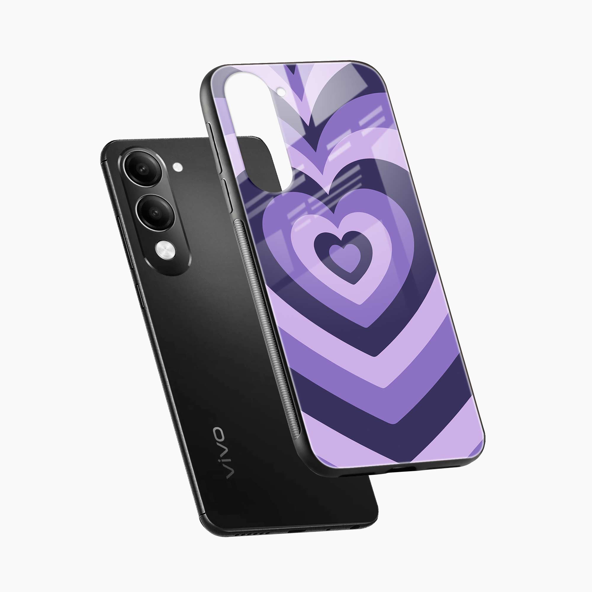 Hearts Vivo Y19s 5G Back Cover