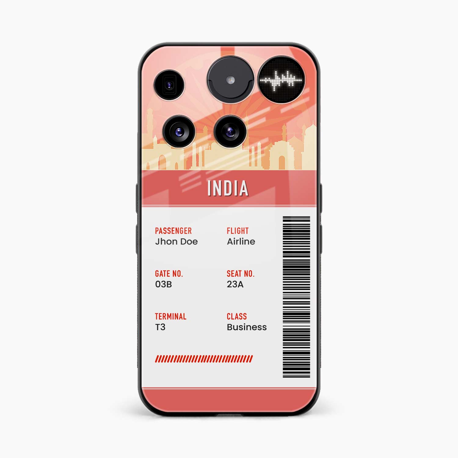 India Boarding Pass Nothing Phone 3 Back Cover