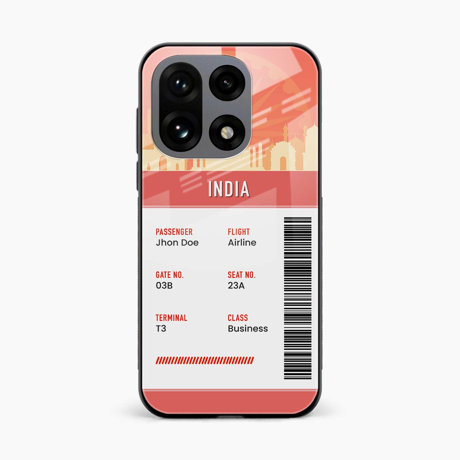 India Boarding Pass OnePlus 15 5G Back Cover