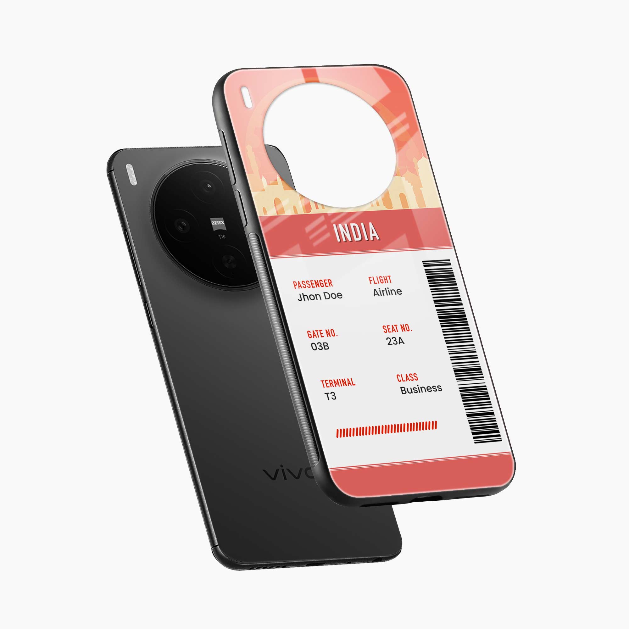 India Boarding Pass Vivo X300 5G Back Cover