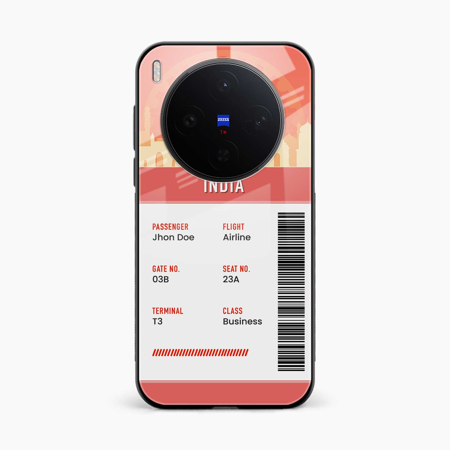 India Boarding Pass Vivo X300 5G Back Cover