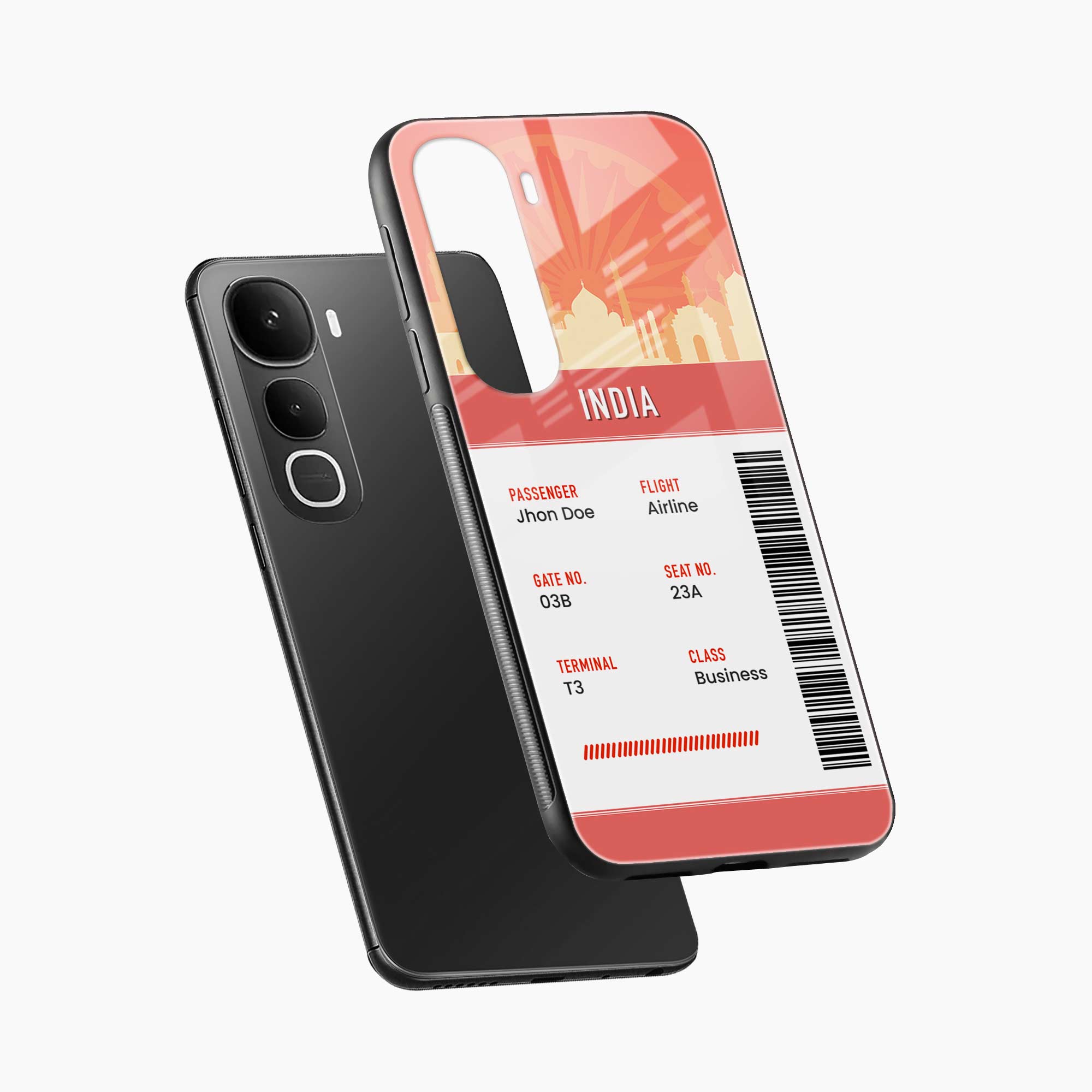 India Boarding Pass Vivo Y400 5G Back Cover