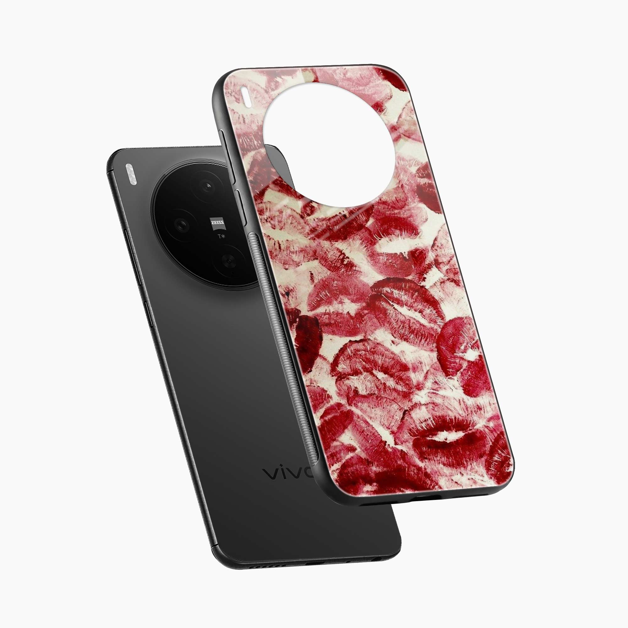 Lipstick Kiss Print Vivo X300 5G Back Cover