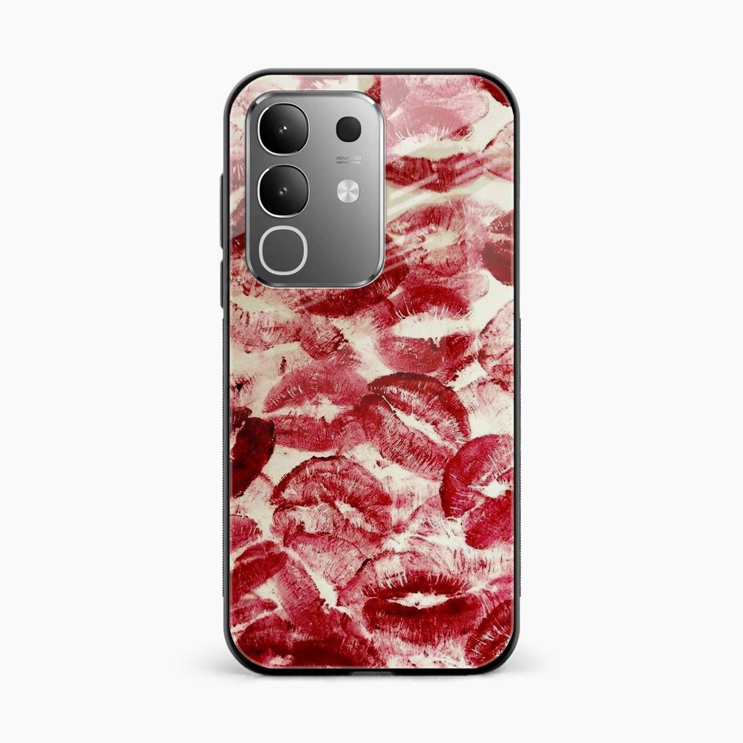 Lipstick Kiss Print Vivo Y31 Pro 5G Back Cover