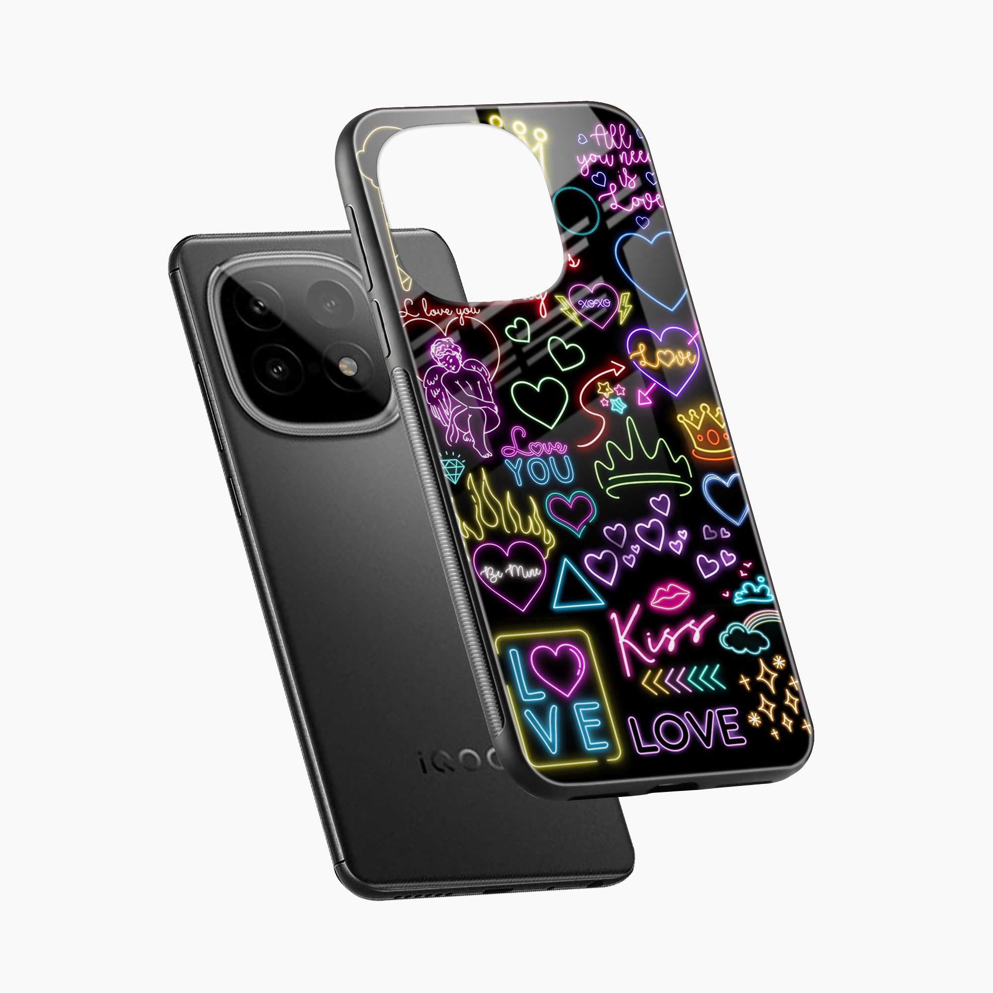Neon Lights Iqoo 15 5G Back Cover