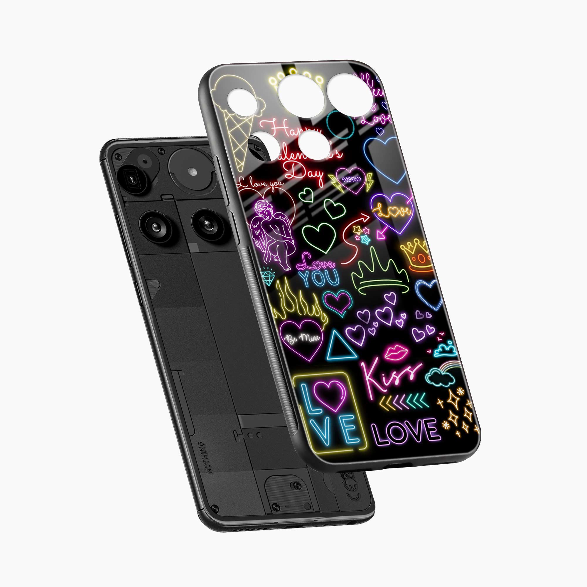 Neon Lights Nothing Phone 3 Back Cover