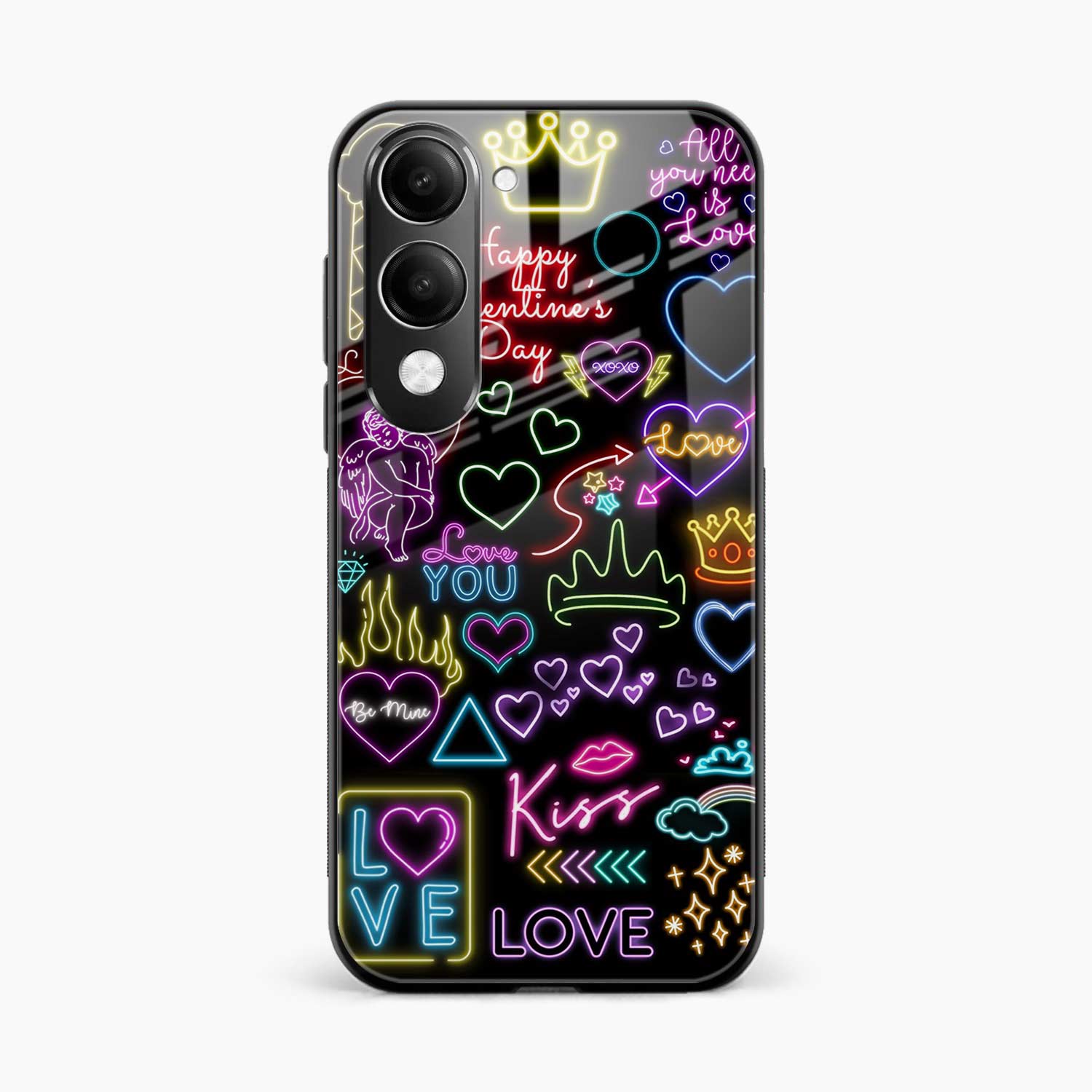 Neon Lights Vivo Y19s 5G Back Cover