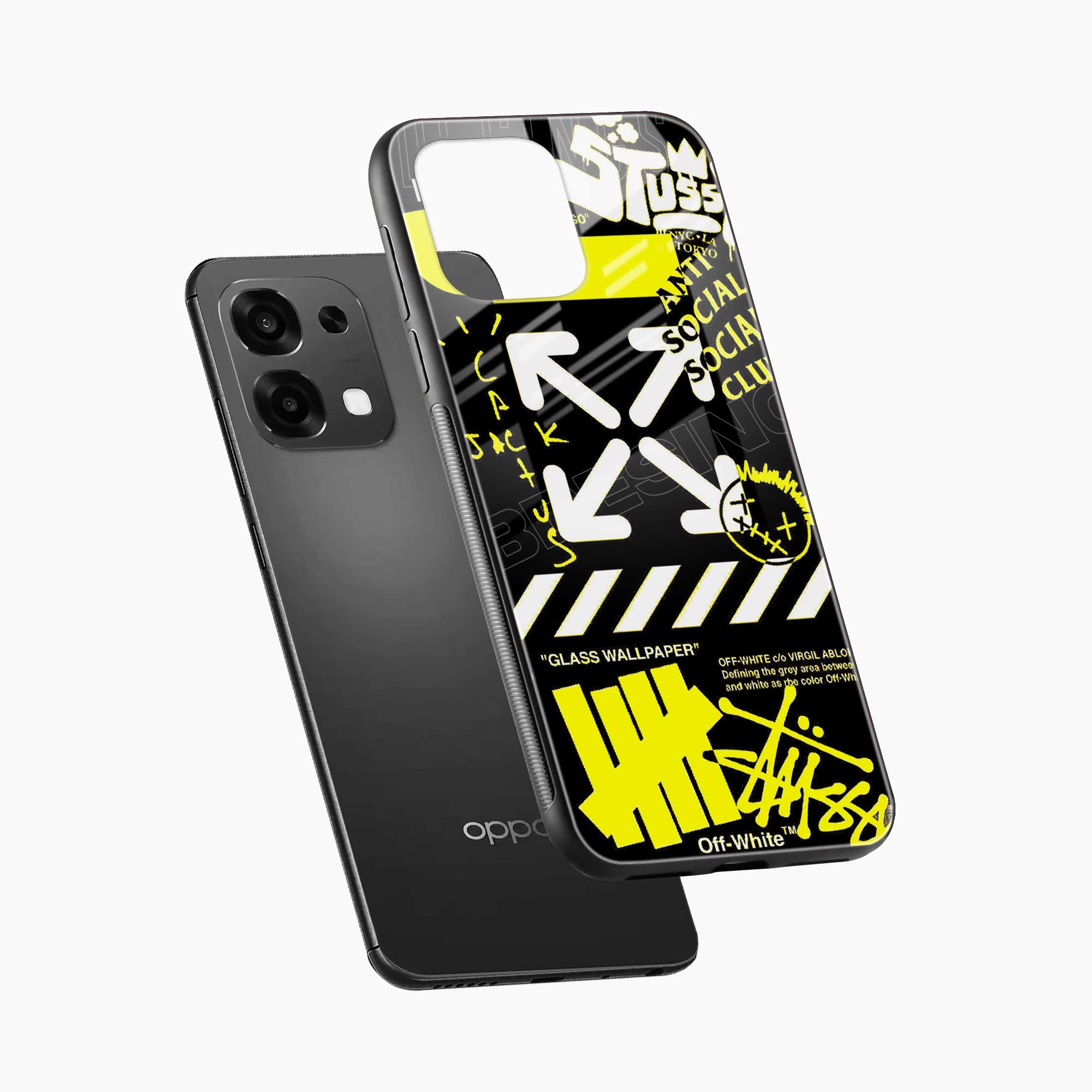 Neon Off White Oppo F31 5G Back Cover