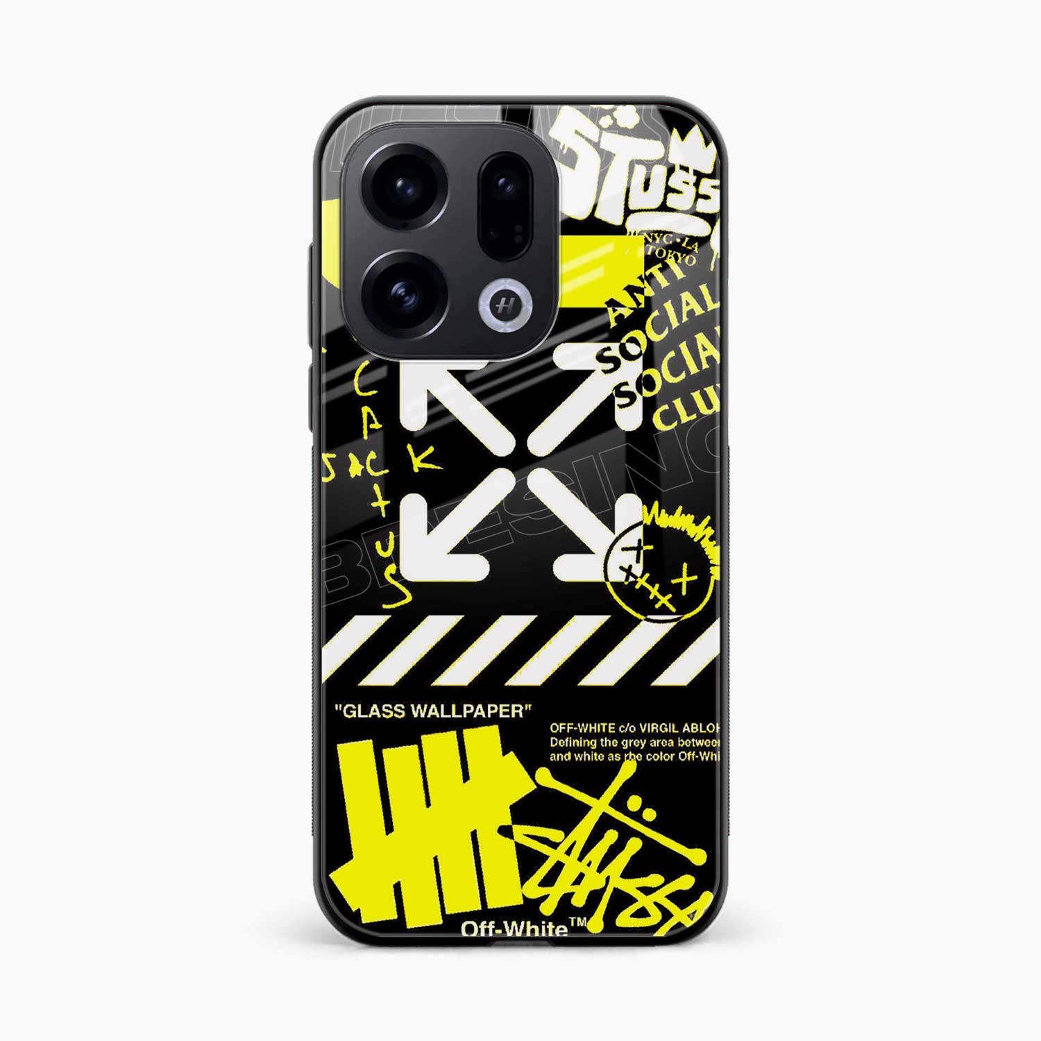 Neon Off White Oppo Find X9 Back Cover