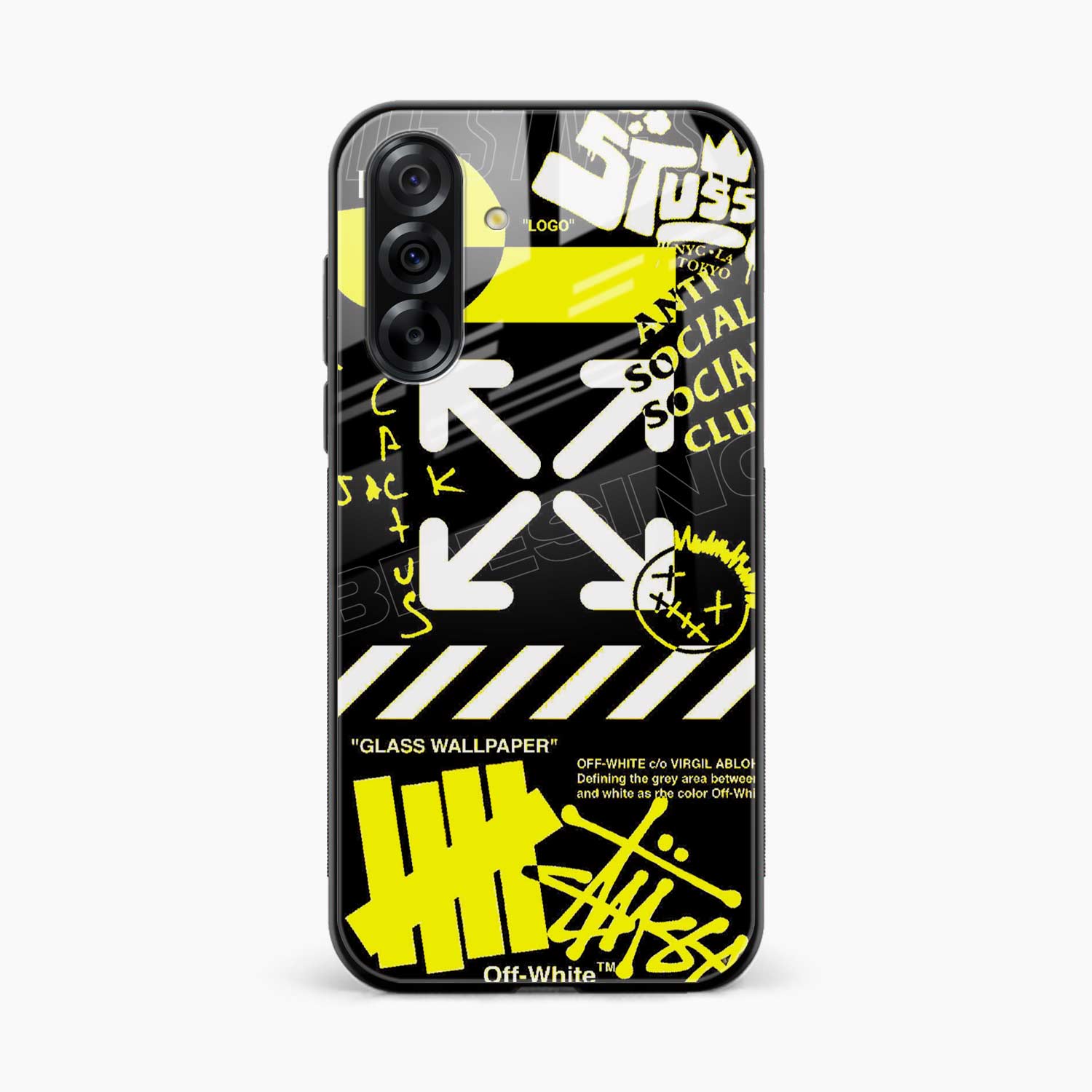 Neon Off White Samsung F17 5G Back Cover