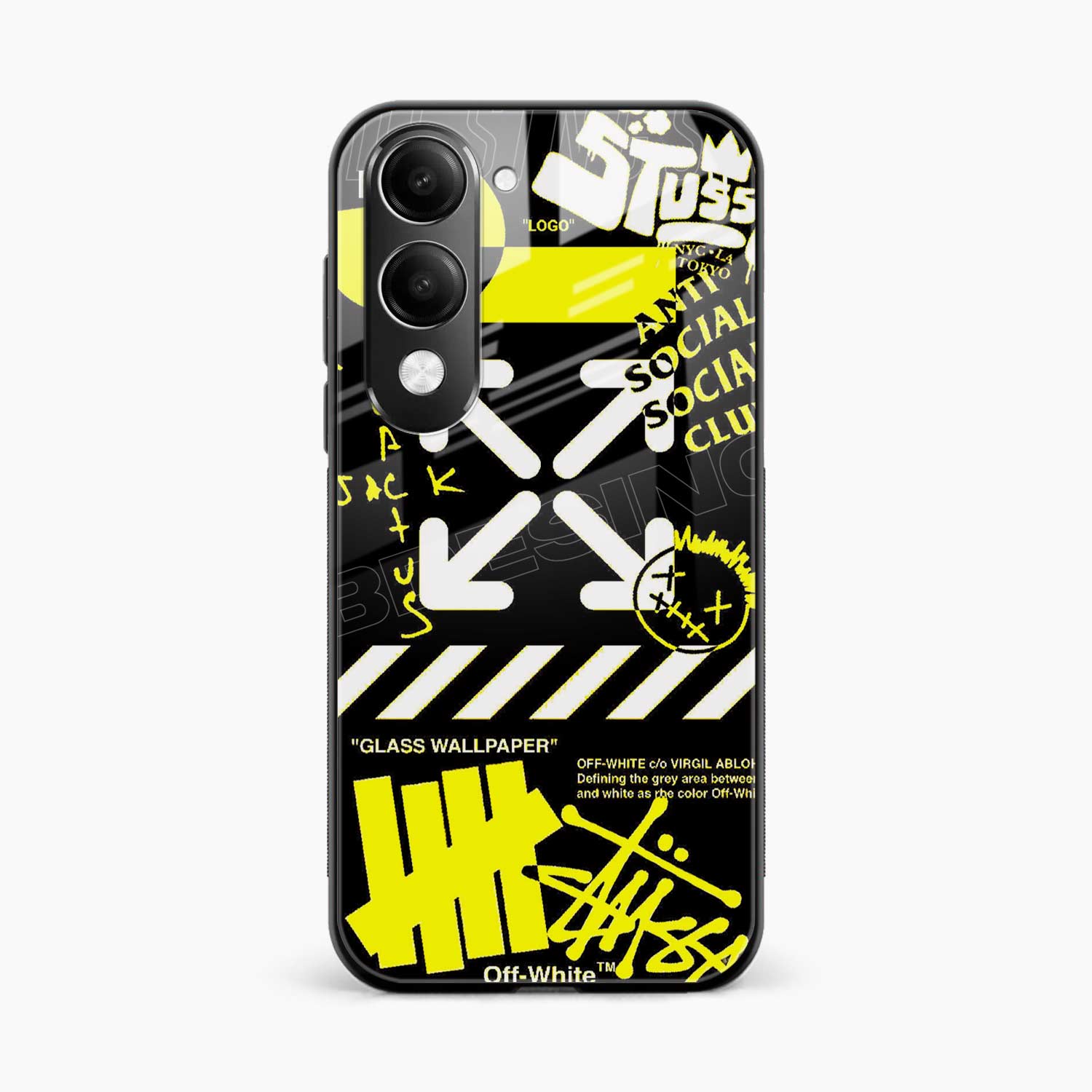 Neon Off White Vivo Y19s 5G Back Cover