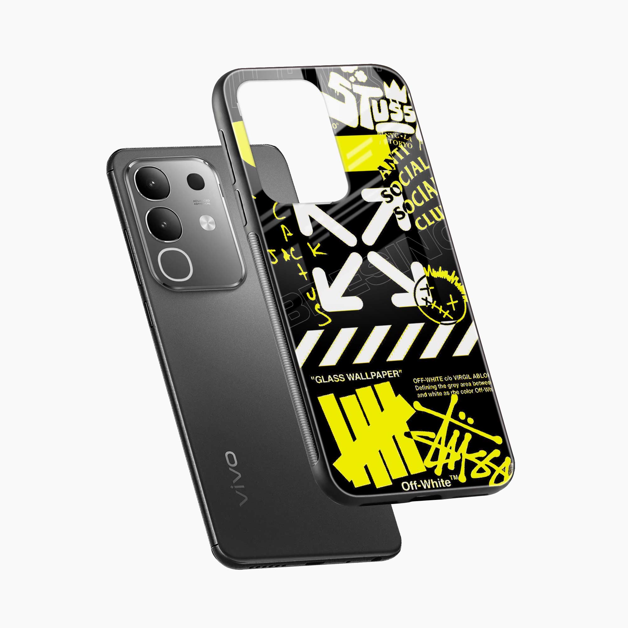 Neon Off White Vivo Y31 Pro 5G Back Cover