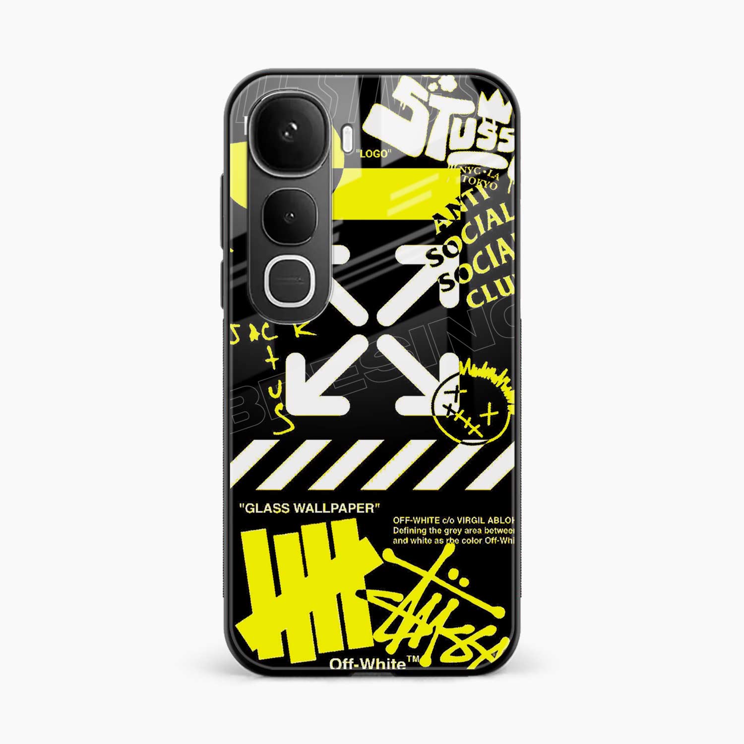 Neon Off White Vivo Y400 5G Back Cover