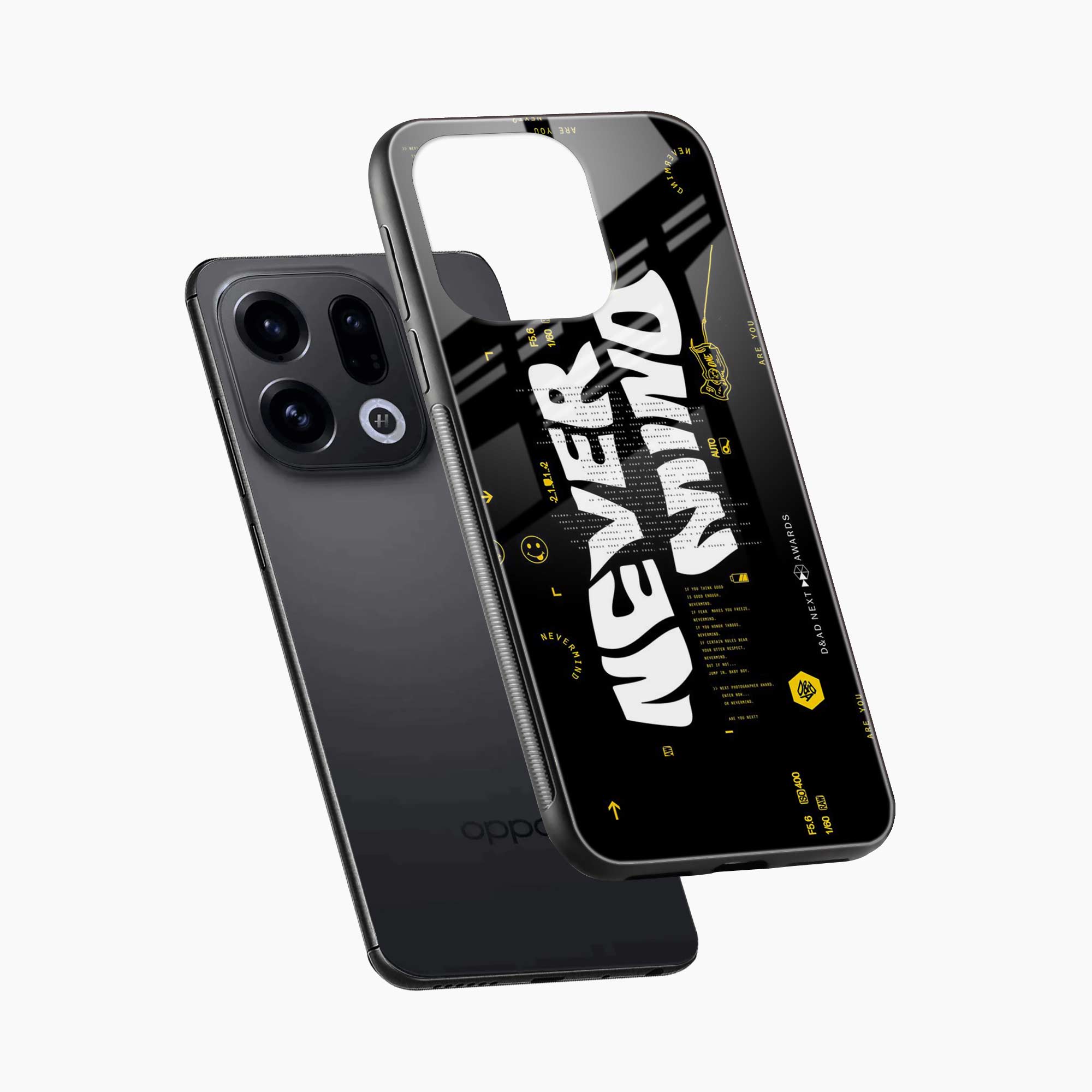 Never Mind Oppo Find X9 Back Cover