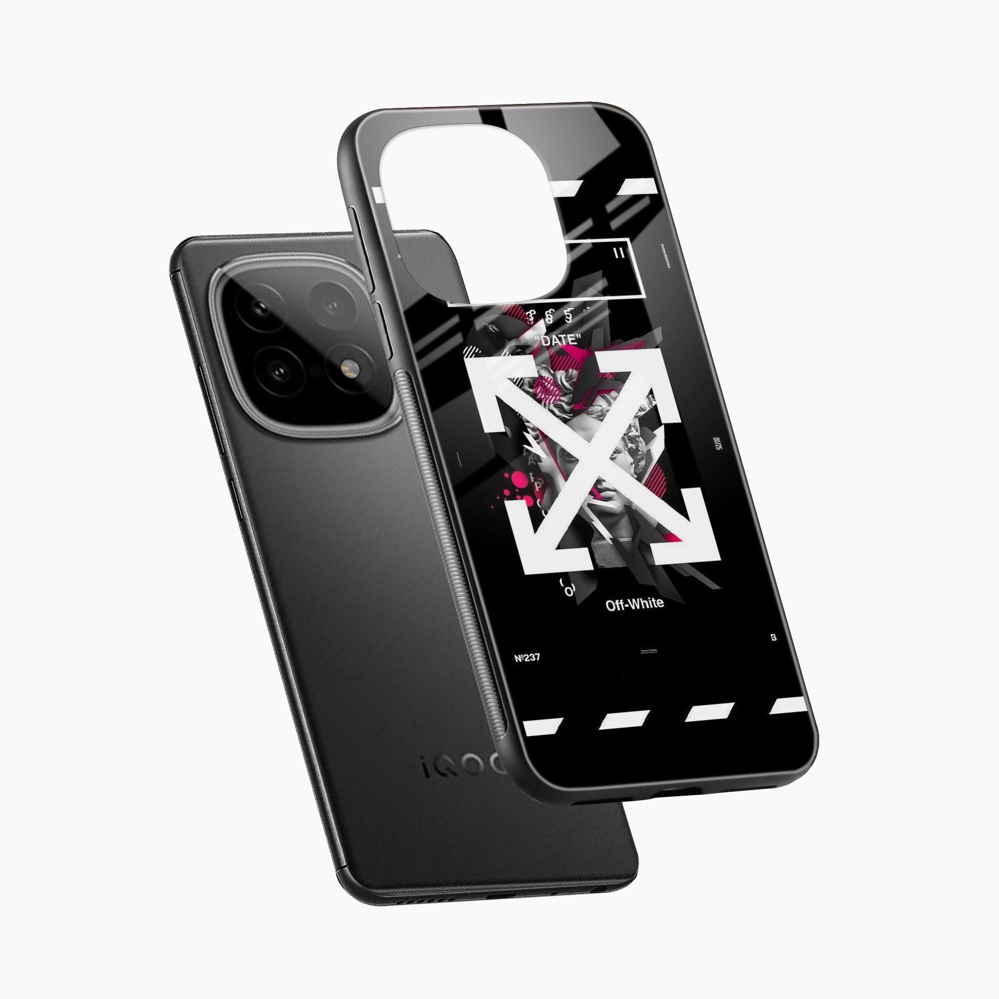 Off White Logo Iqoo 15 5G Back Cover