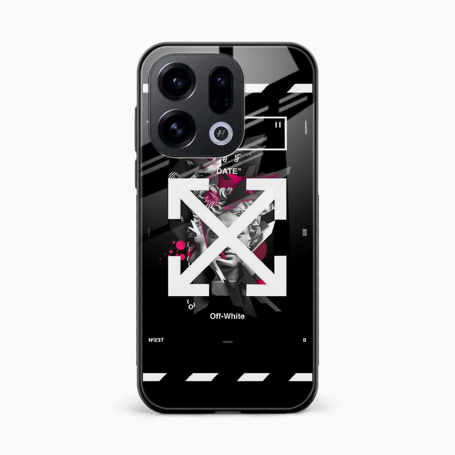 Off White Logo Oppo Find X9 Back Cover