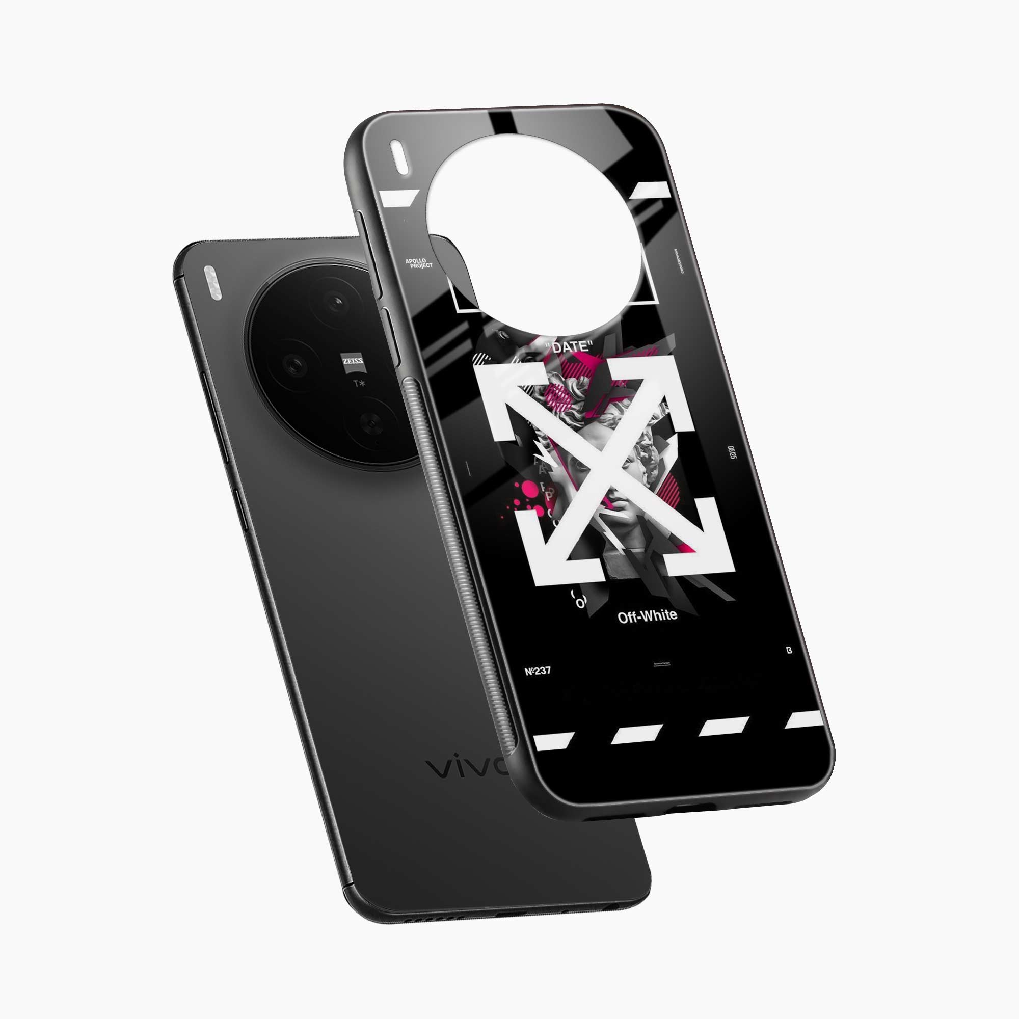 Off White Logo Vivo X300 5G Back Cover