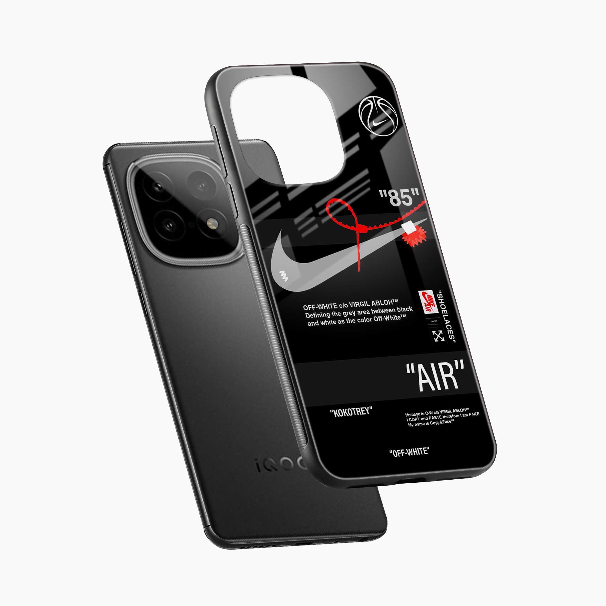 Off White Iqoo 15 5G Back Cover