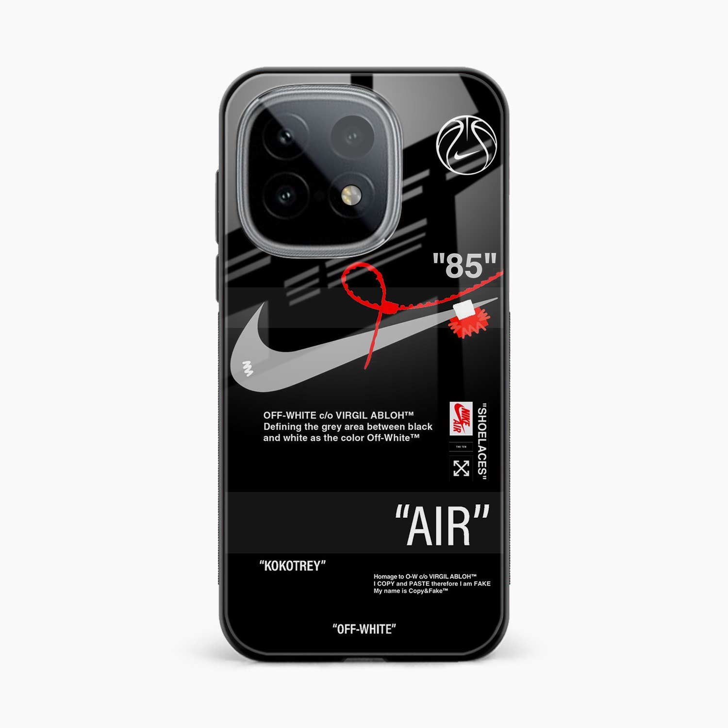 Off White Iqoo 15 5G Back Cover