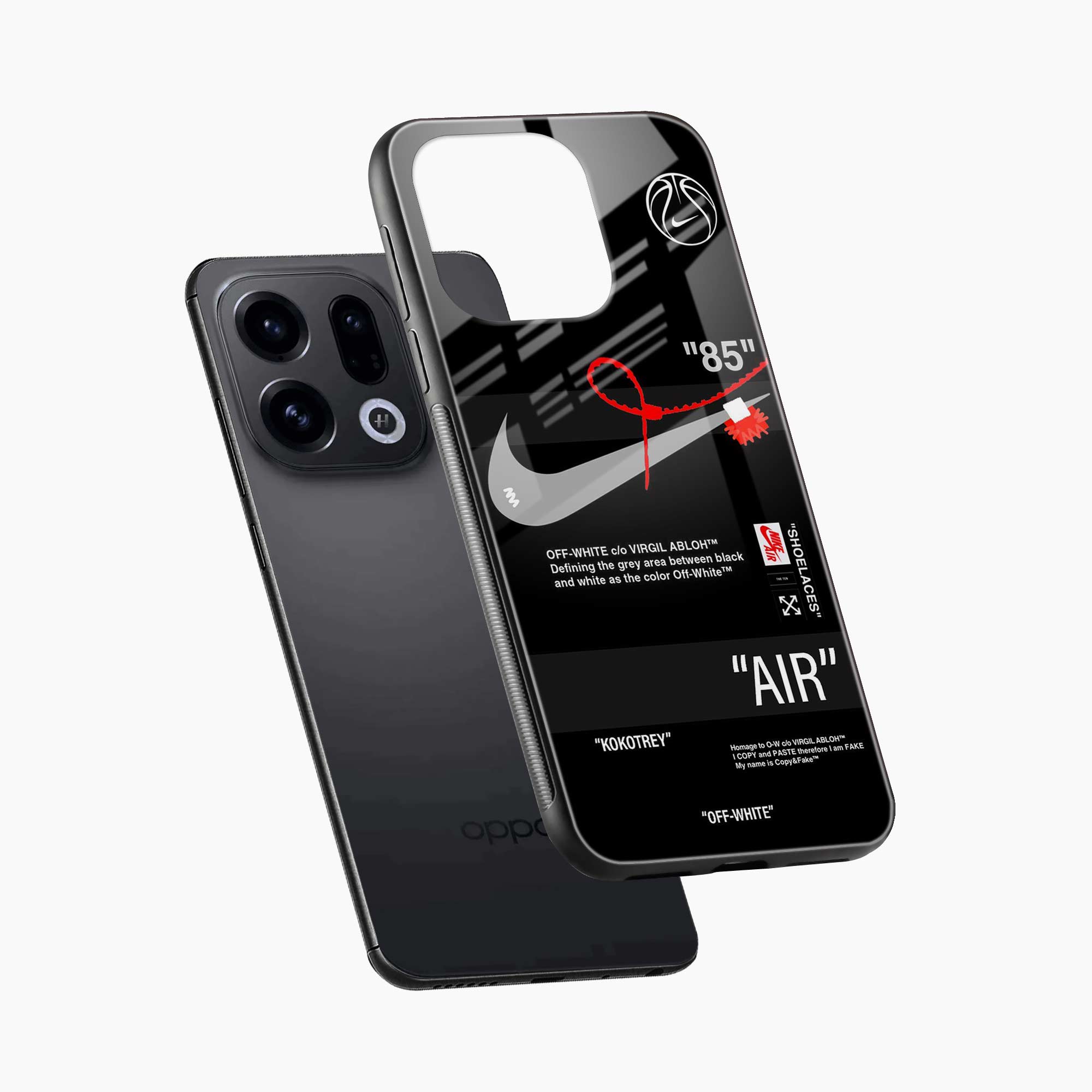 Off White Oppo Find X9 Back Cover