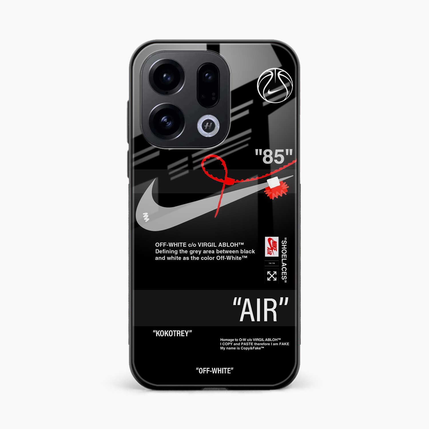 Off White Oppo Find X9 Back Cover