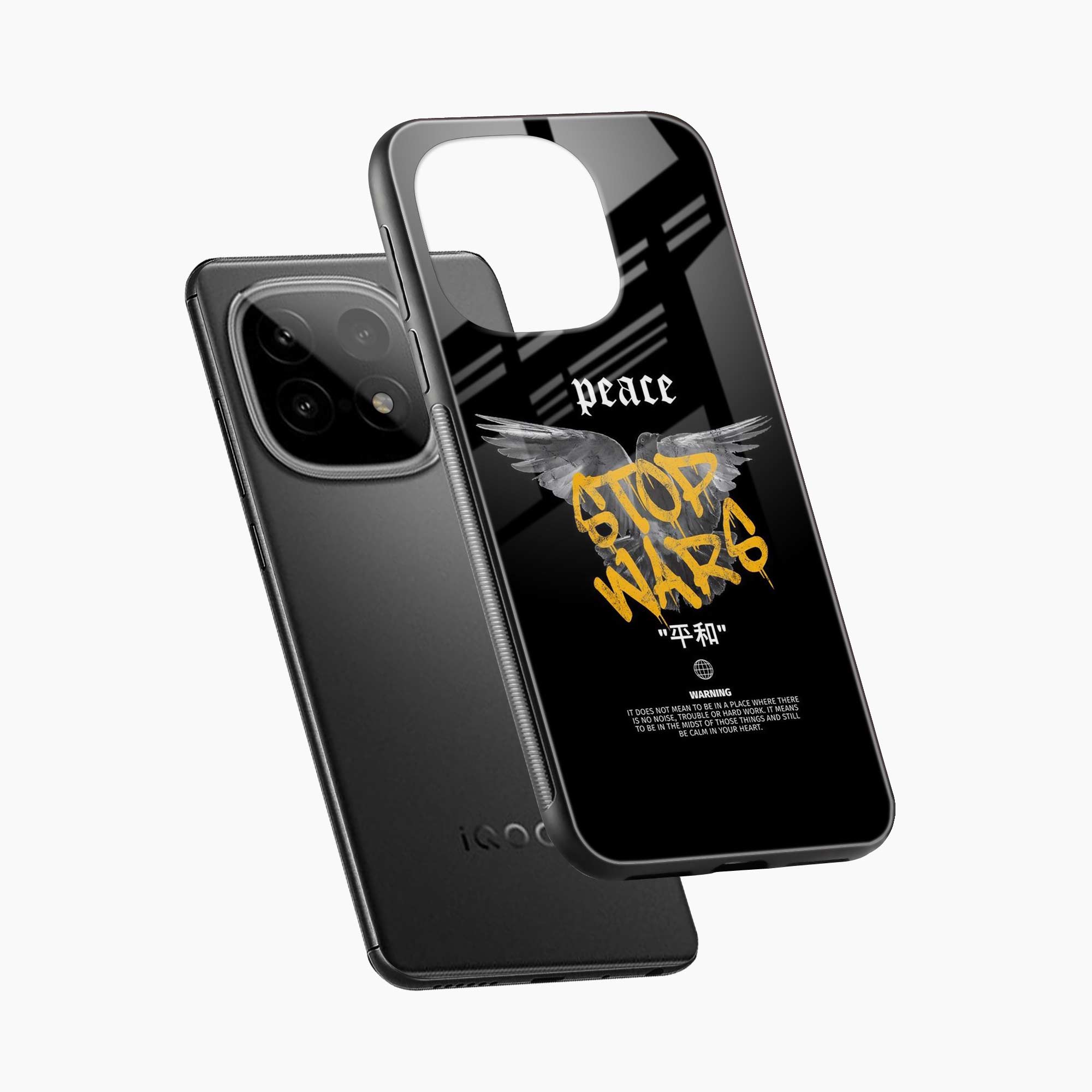 Peace Stop Wars Iqoo 15 5G Back Cover