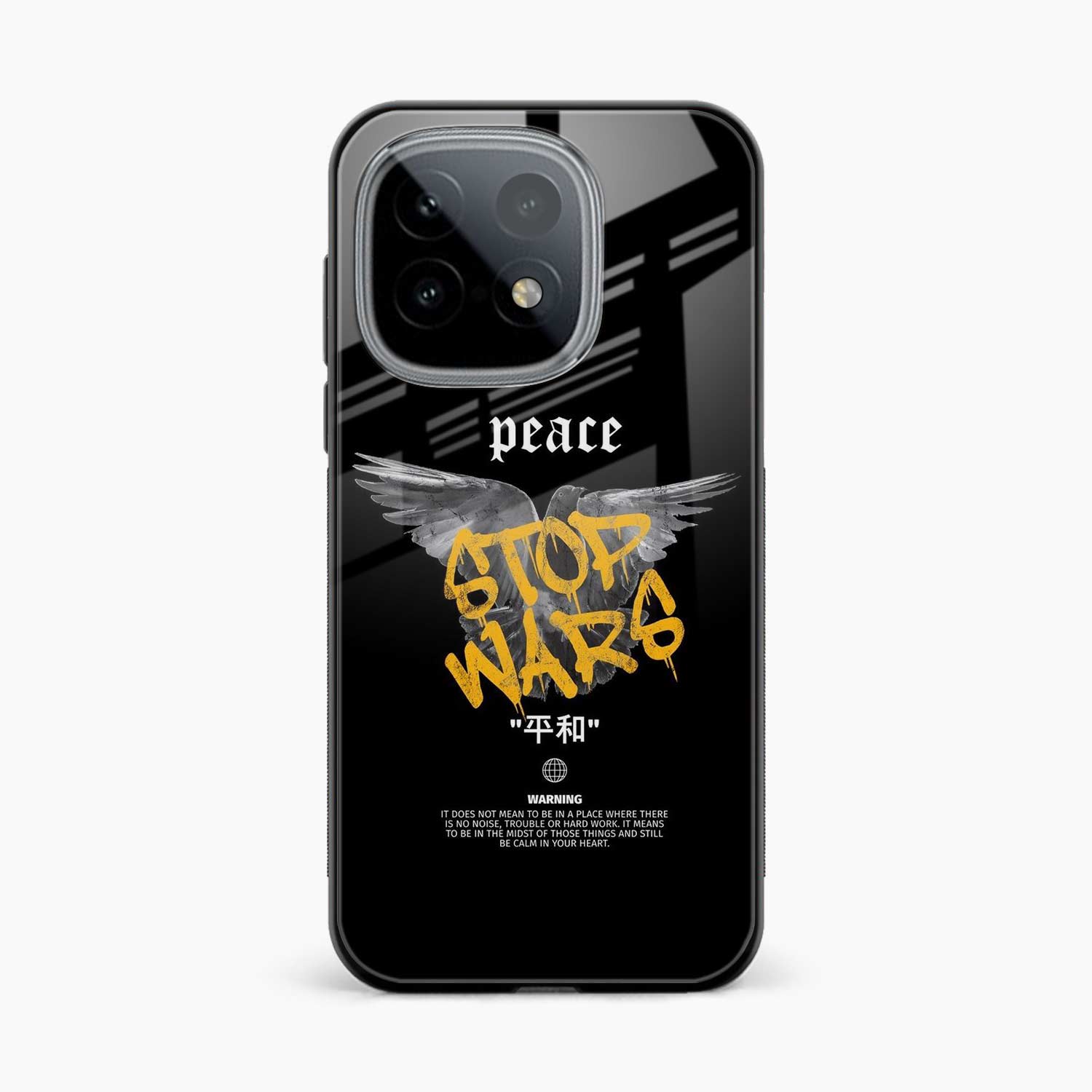 Peace Stop Wars Iqoo 15 5G Back Cover