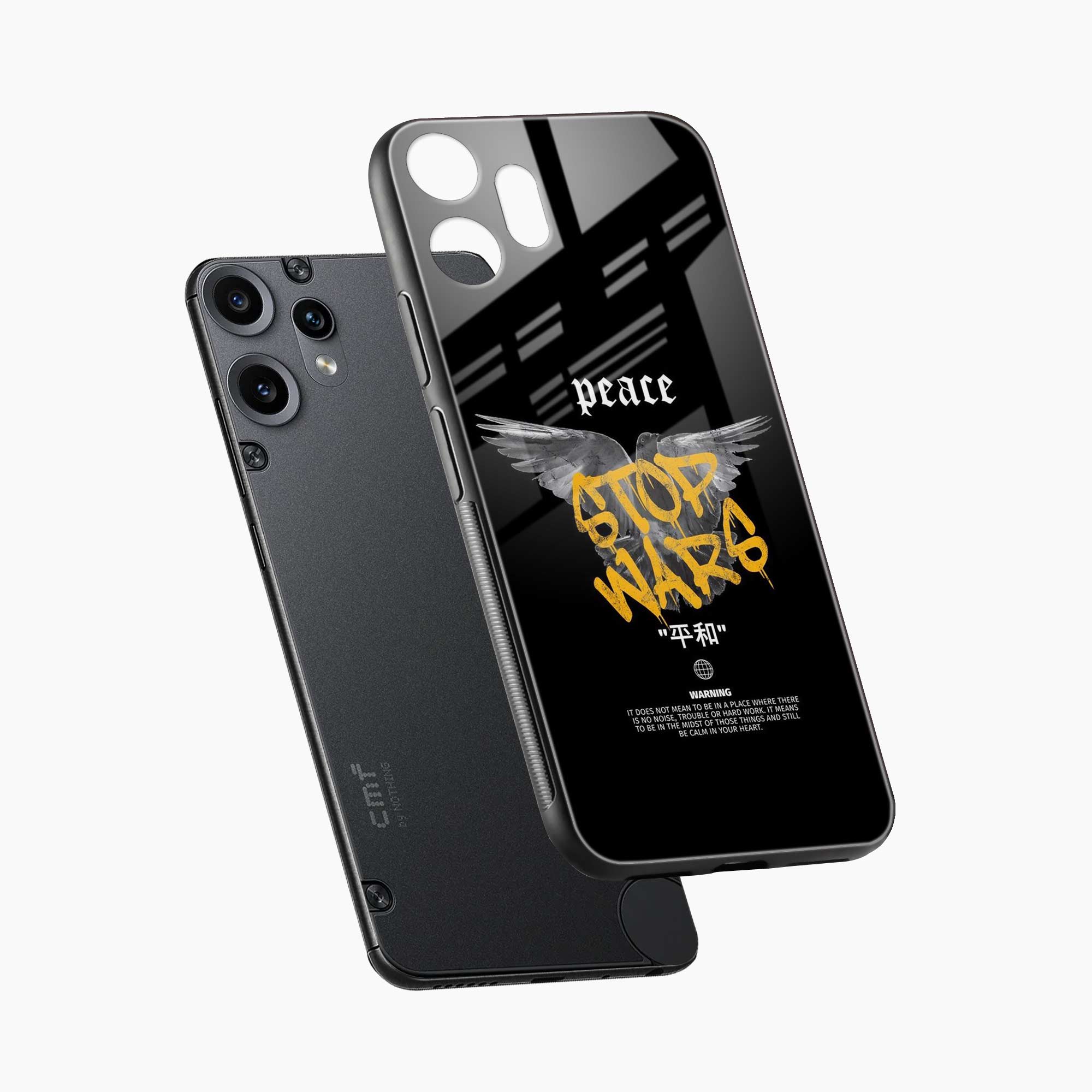 Peace Stop Wars Nothing Phone 2 Pro 5G Back Cover