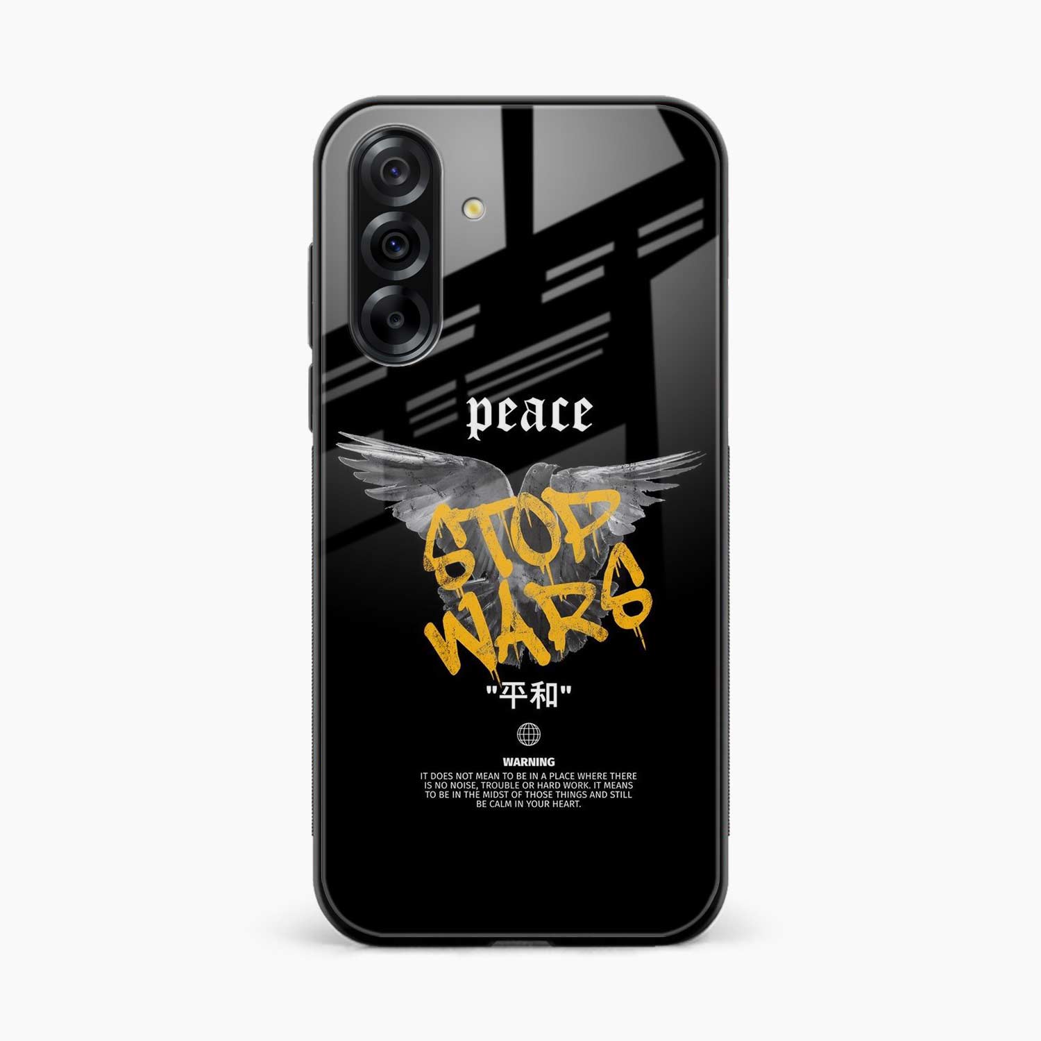 Peace Stop Wars Samsung M17 5G Back Cover