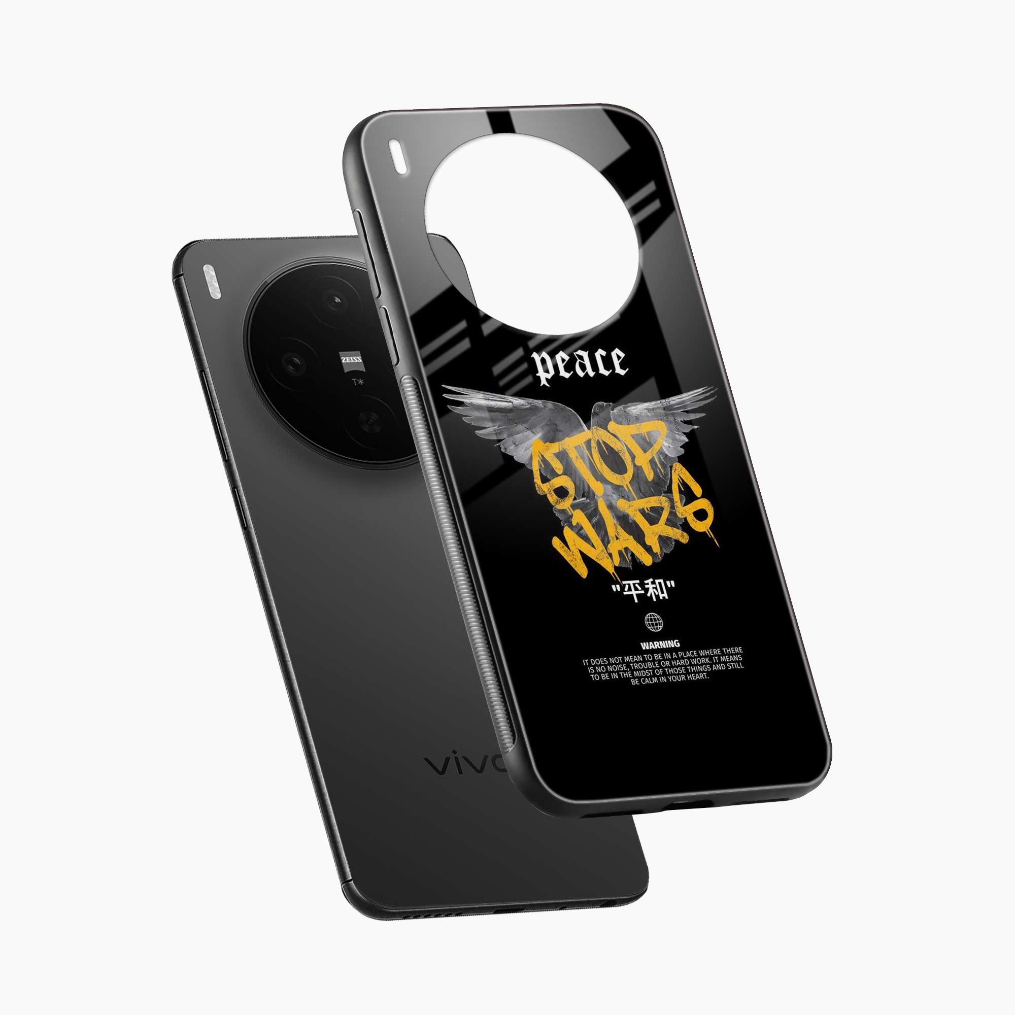 Peace Stop Wars Vivo X300 5G Back Cover