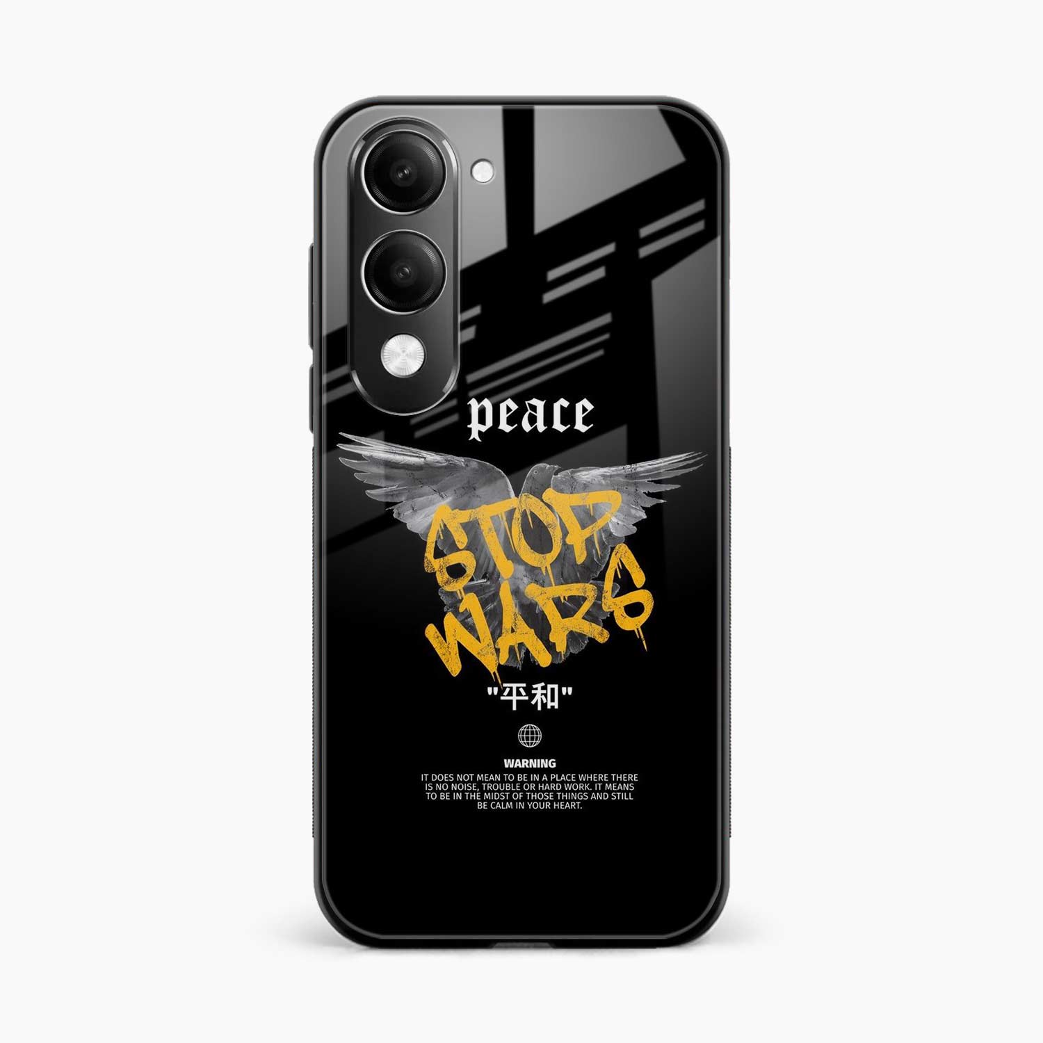 Peace Stop Wars Vivo Y19s 5G Back Cover