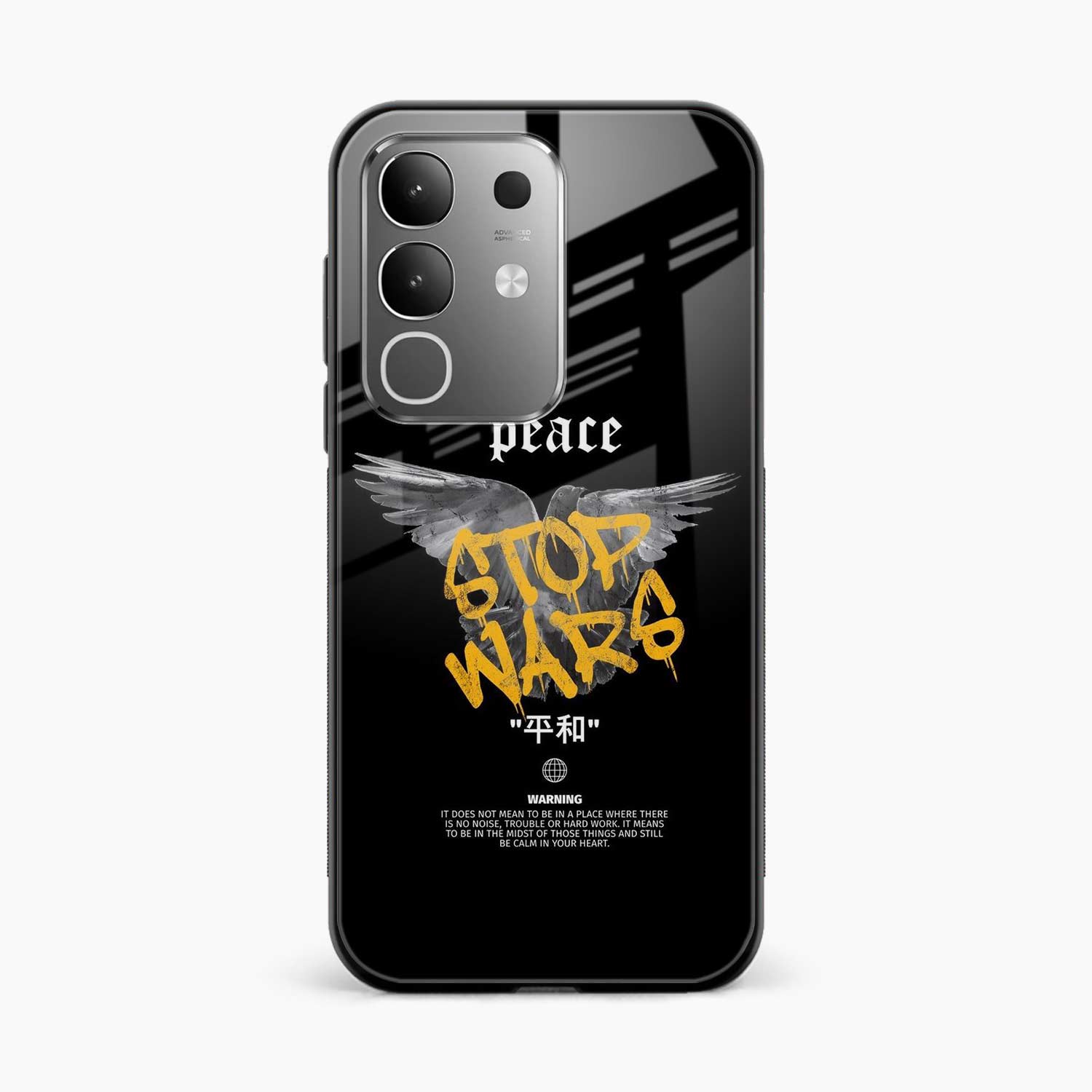 Peace Stop Wars Vivo Y31 Pro 5G Back Cover