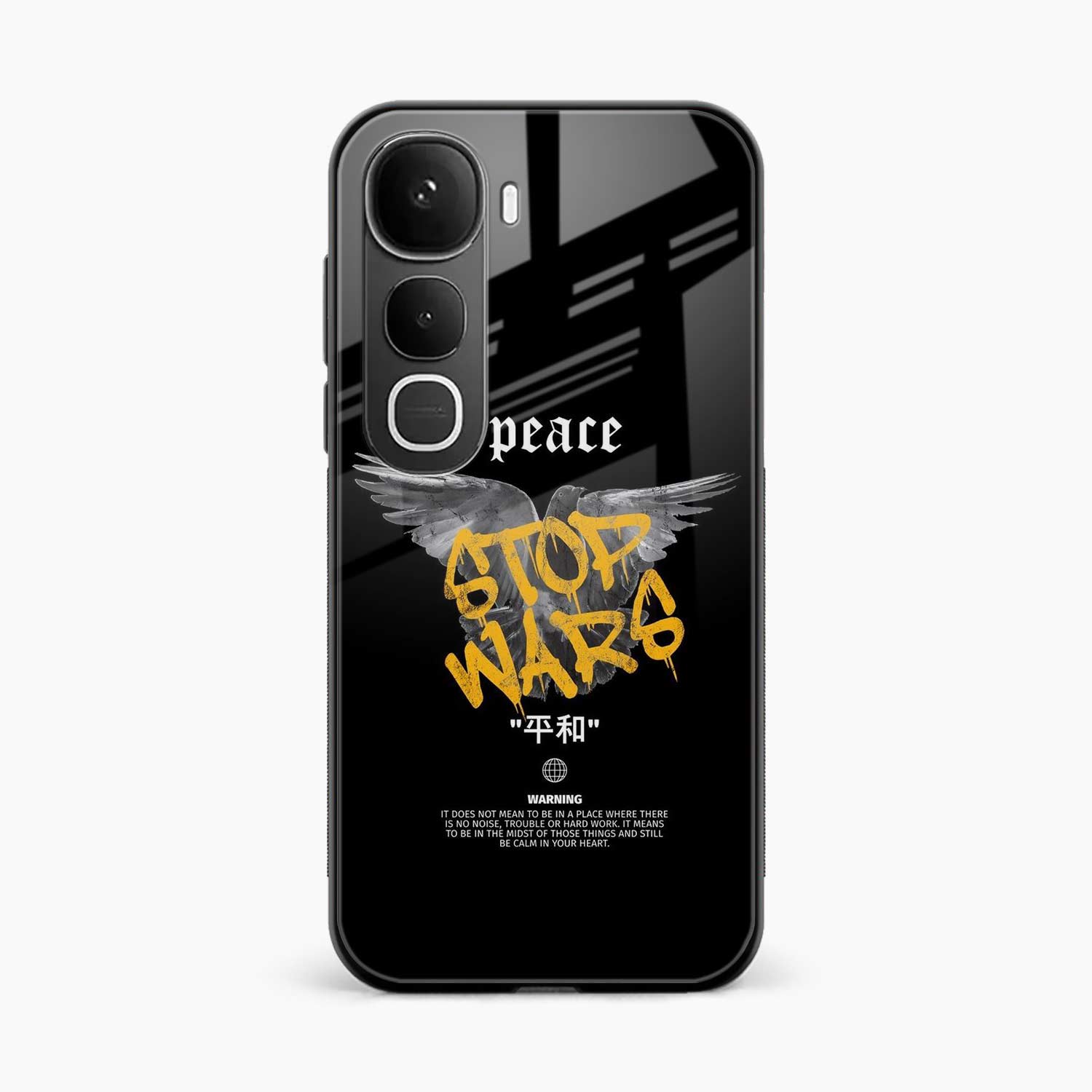 Peace Stop Wars Vivo Y400 5G Back Cover