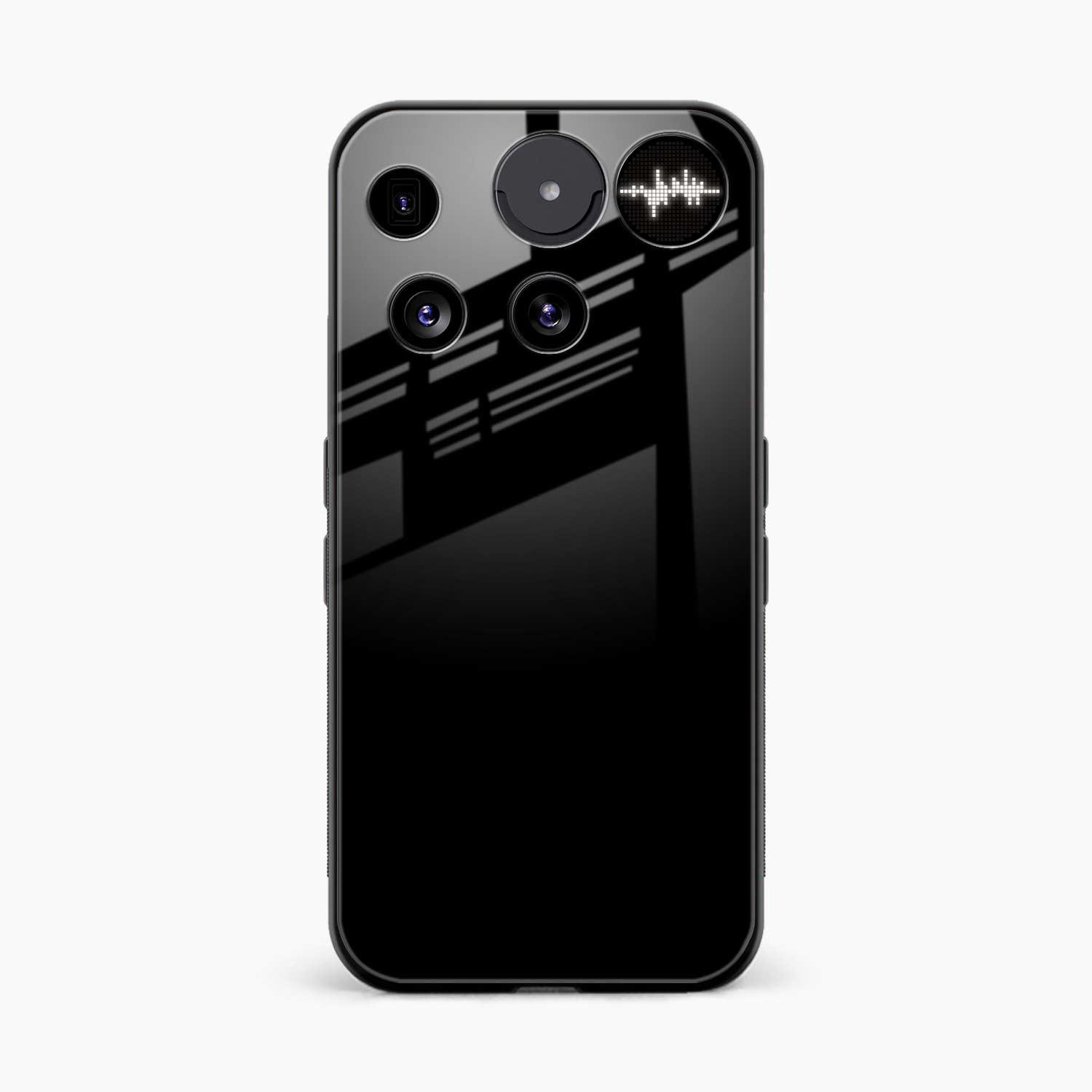Pure Black Nothing Phone 3 Back Cover