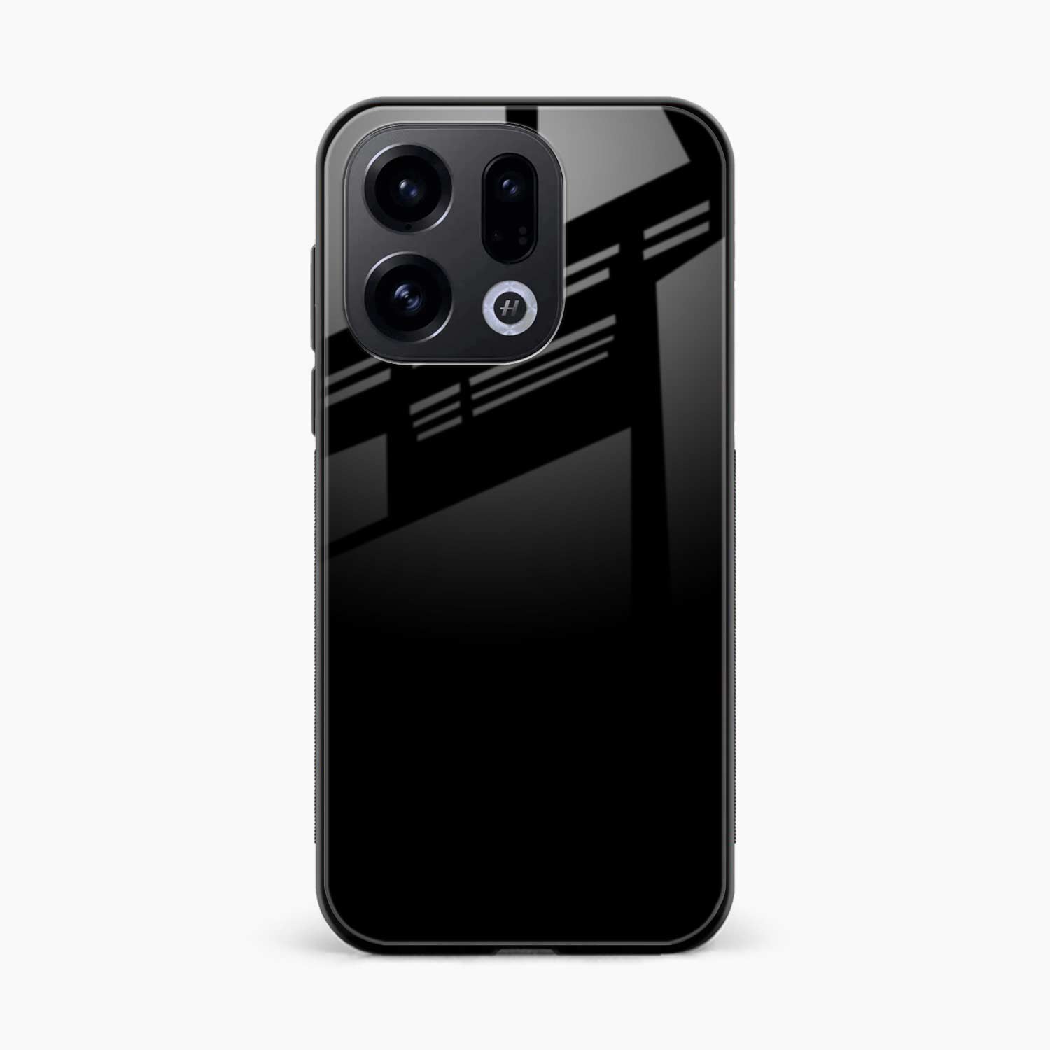 Pure Black Oppo Find X9 Back Cover
