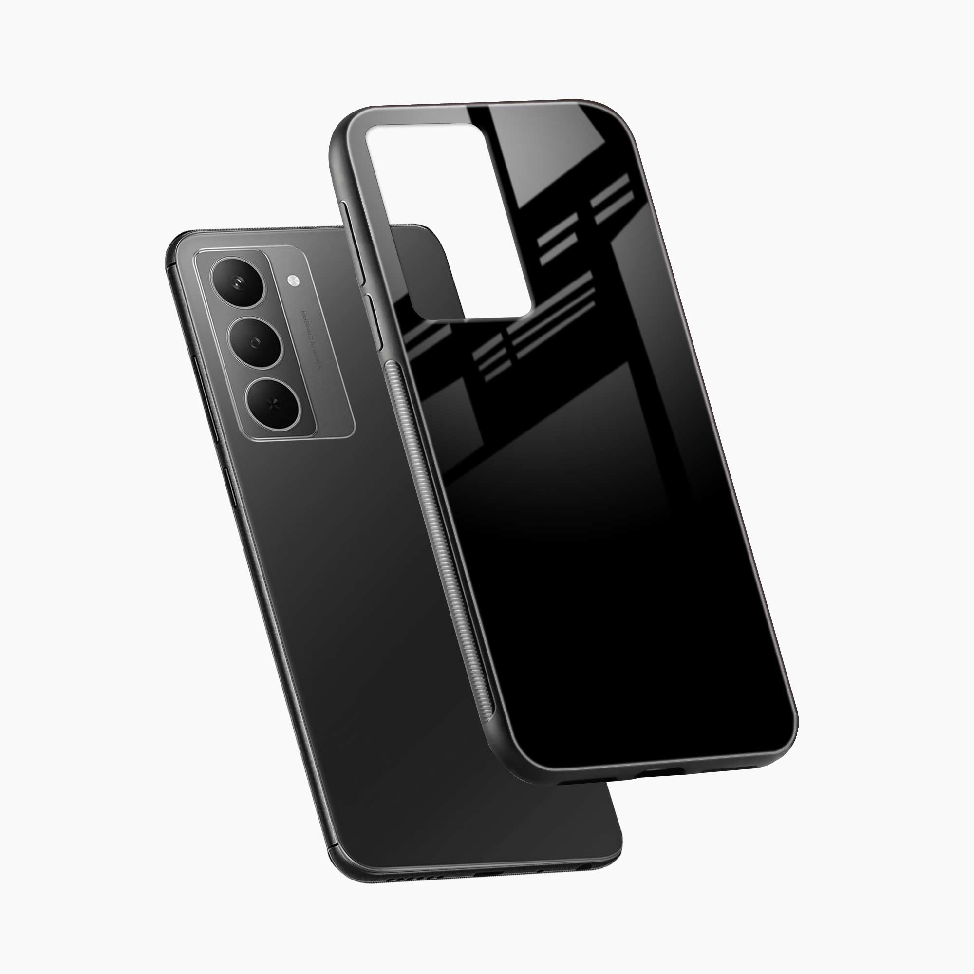 Pure Black Realme P3x 5G Back Cover