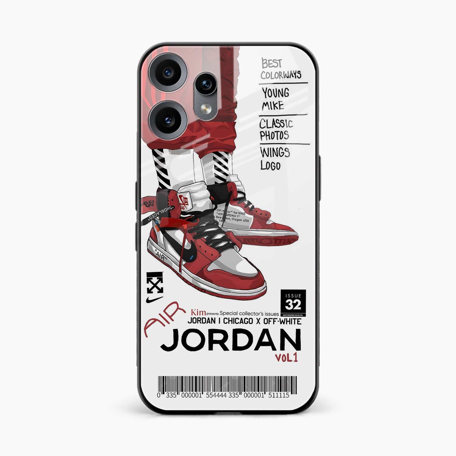 Red Sneakers Nothing Phone 2 Pro 5G Back Cover