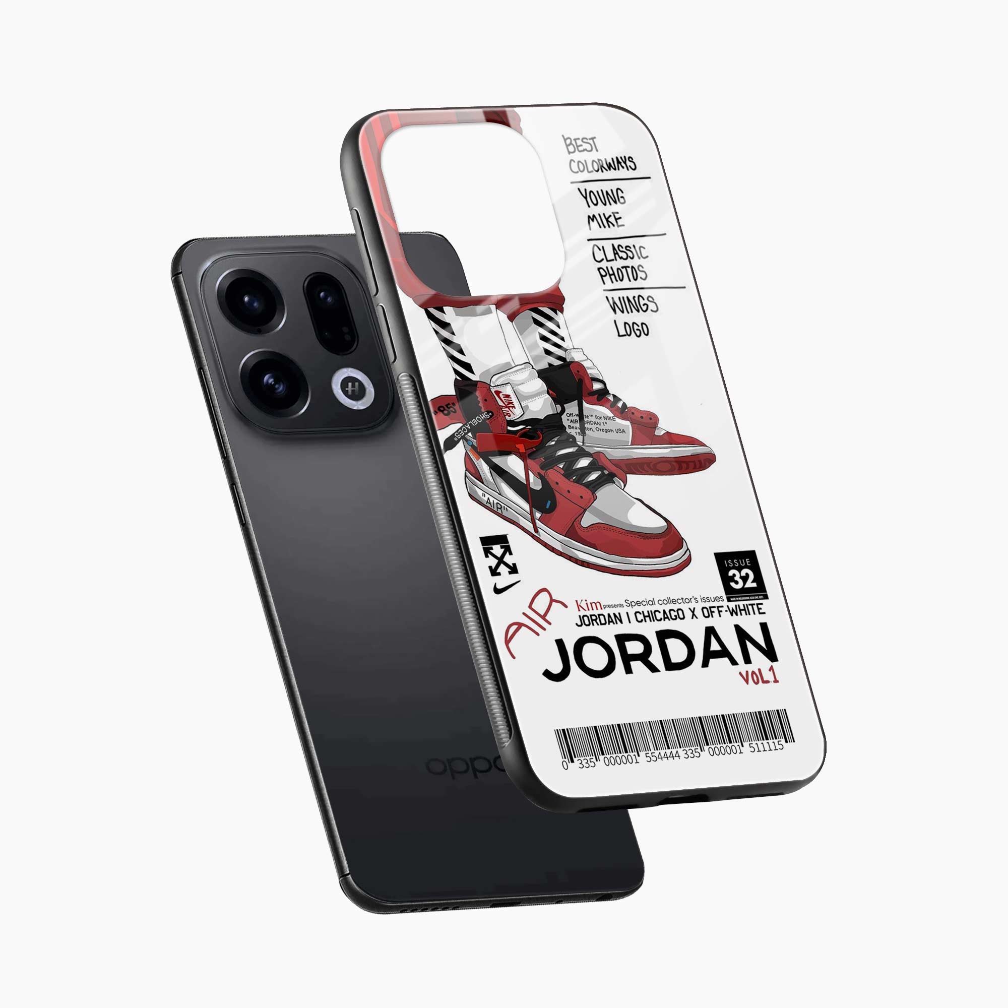 Red Sneakers Oppo Find X9 Back Cover