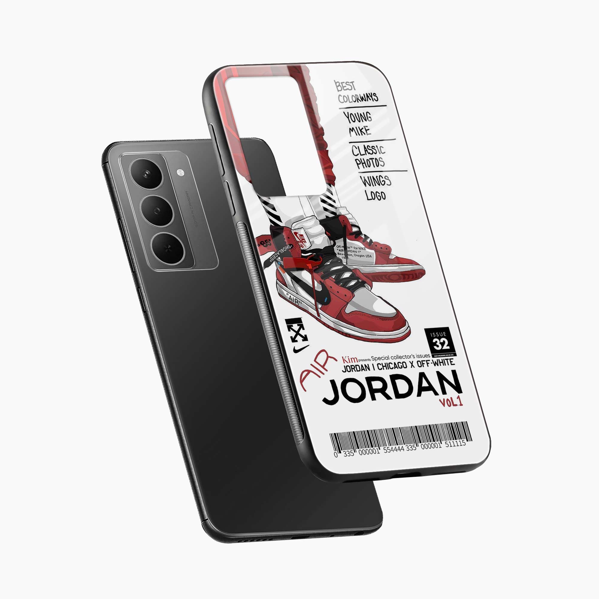 Red Sneakers Realme P3x 5G Back Cover