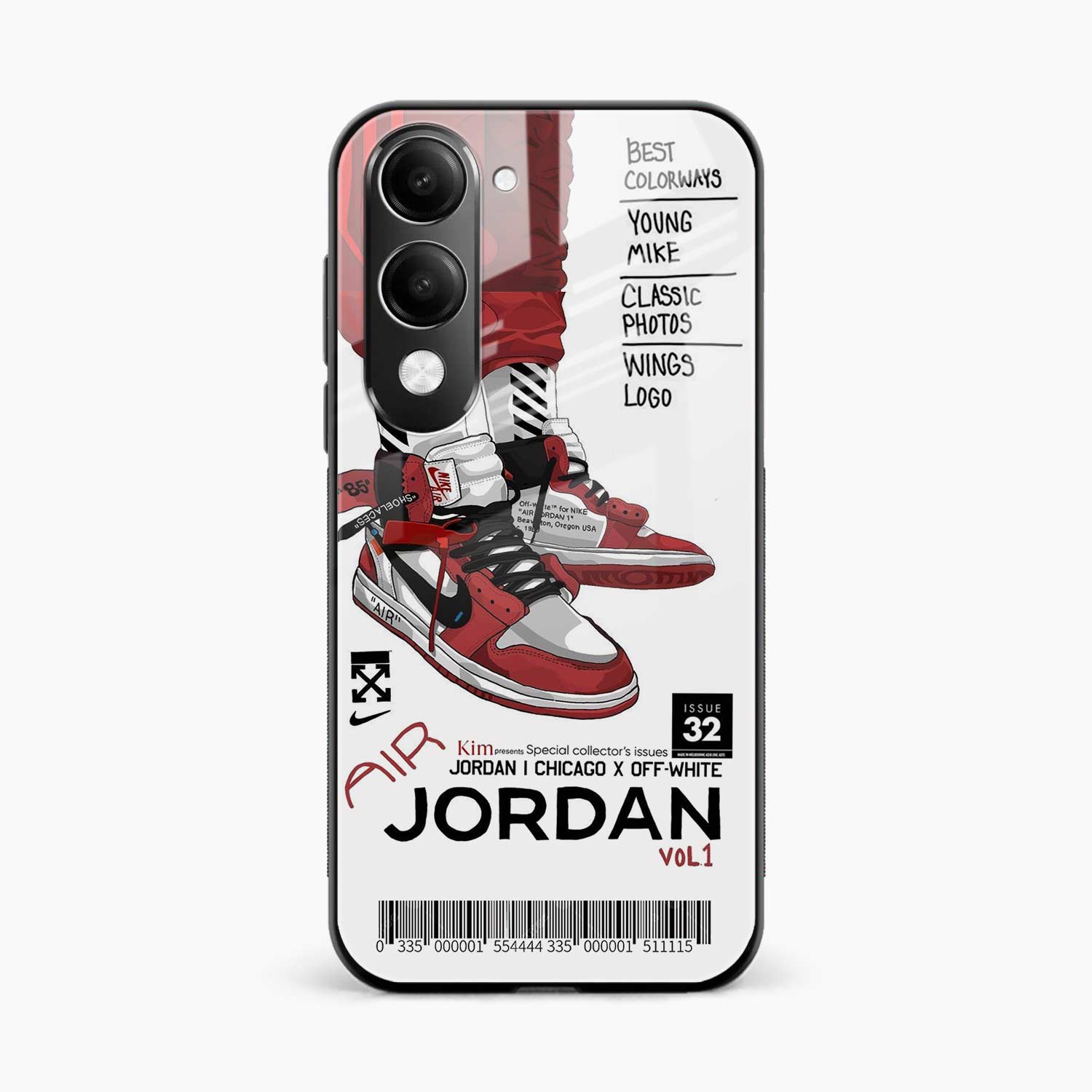 Red Sneakers Vivo Y19s 5G Back Cover