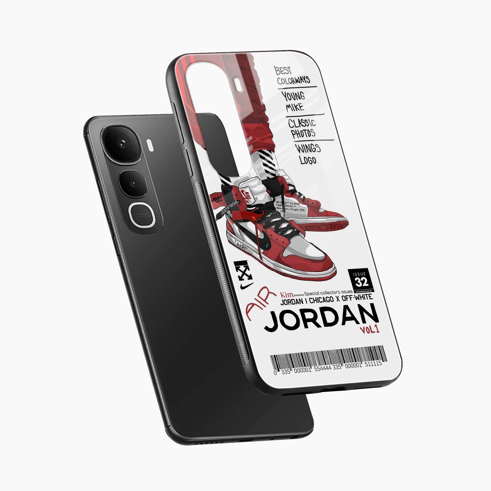 Red Sneakers Vivo Y400 5G Back Cover
